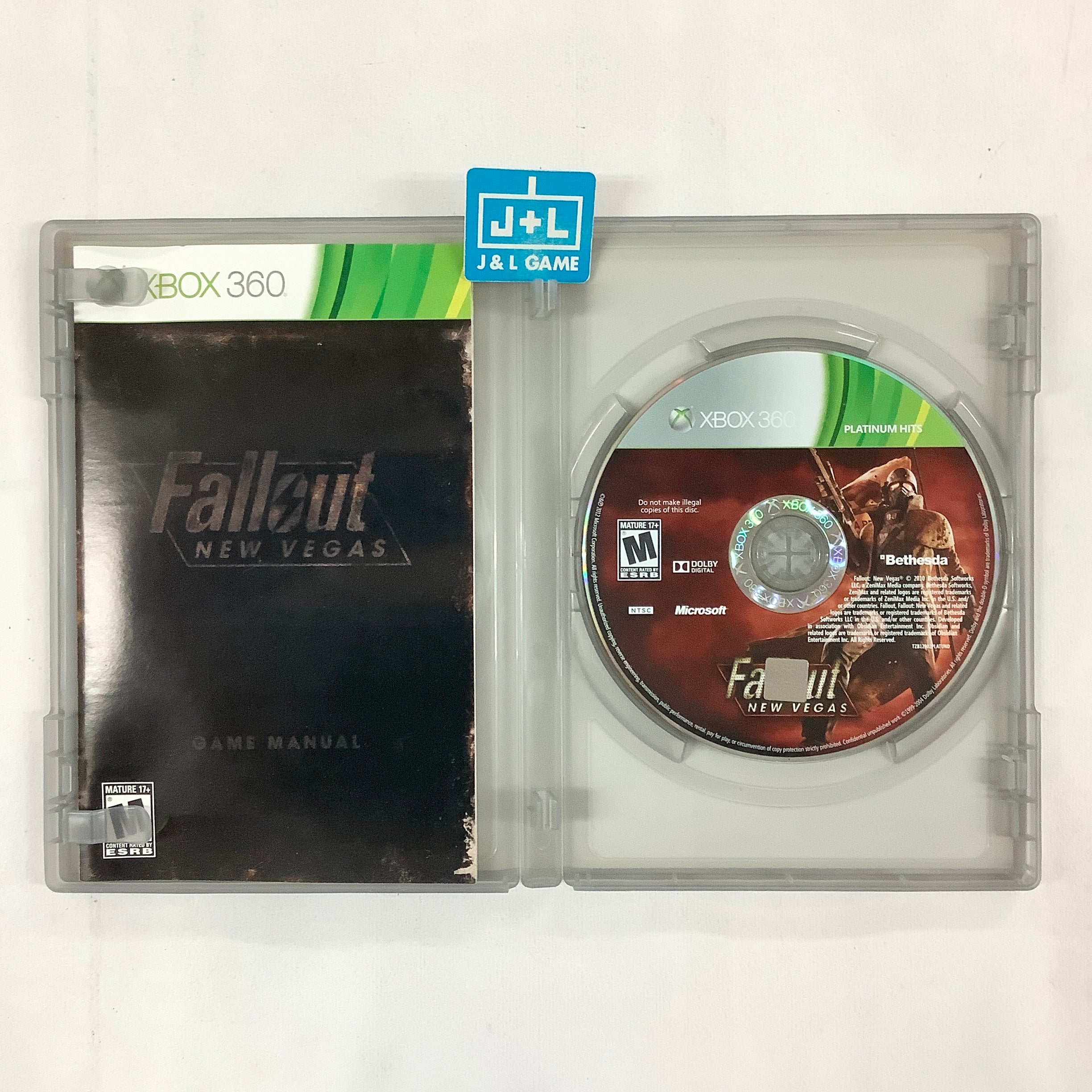 Fallout: New Vegas (Platinum Hits) - Xbox 360 [Pre-Owned] Video Games Bethesda Softworks   