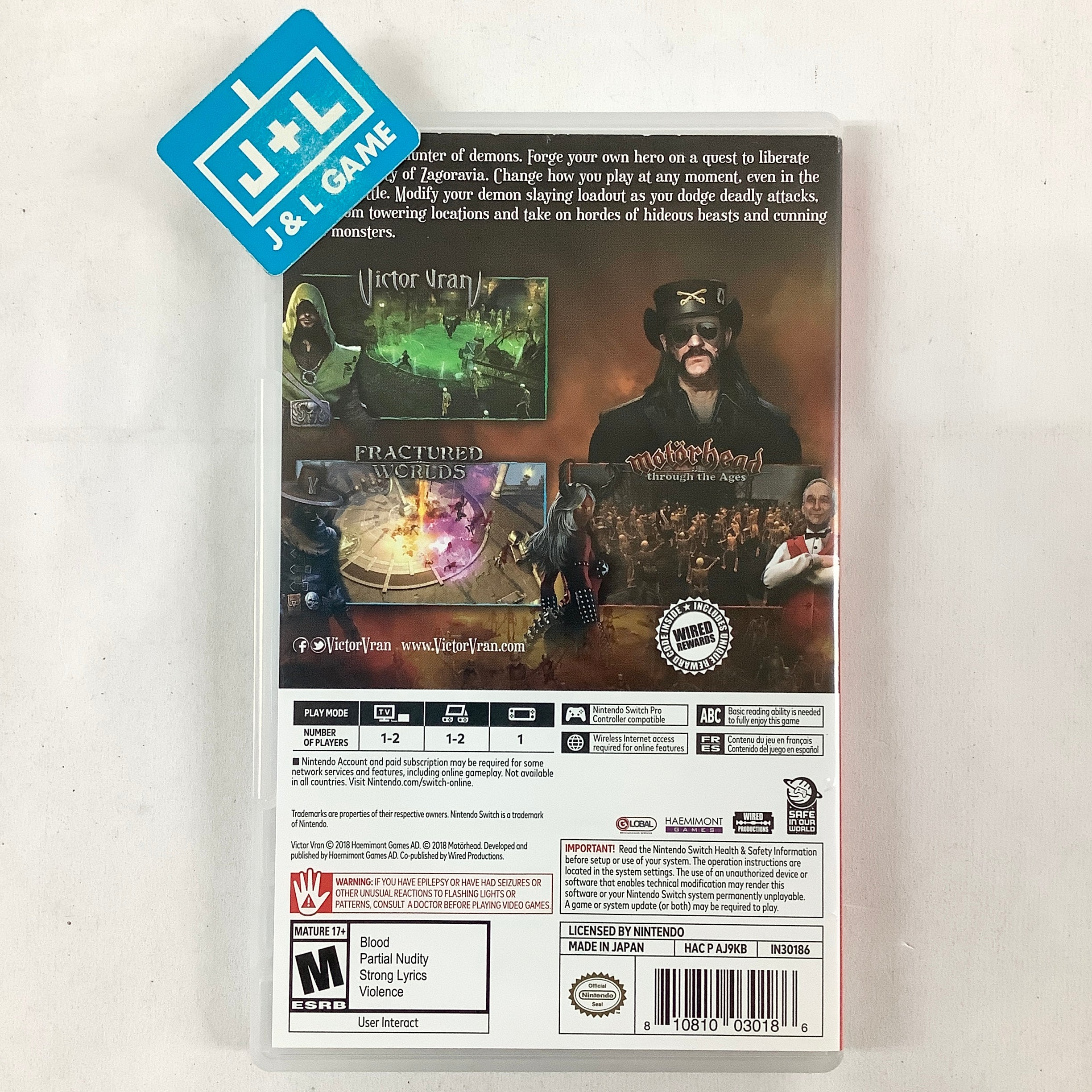 Victor Vran: Overkill Edition - (NSW) Nintendo Switch [Pre-Owned] Video Games Wired Productions   