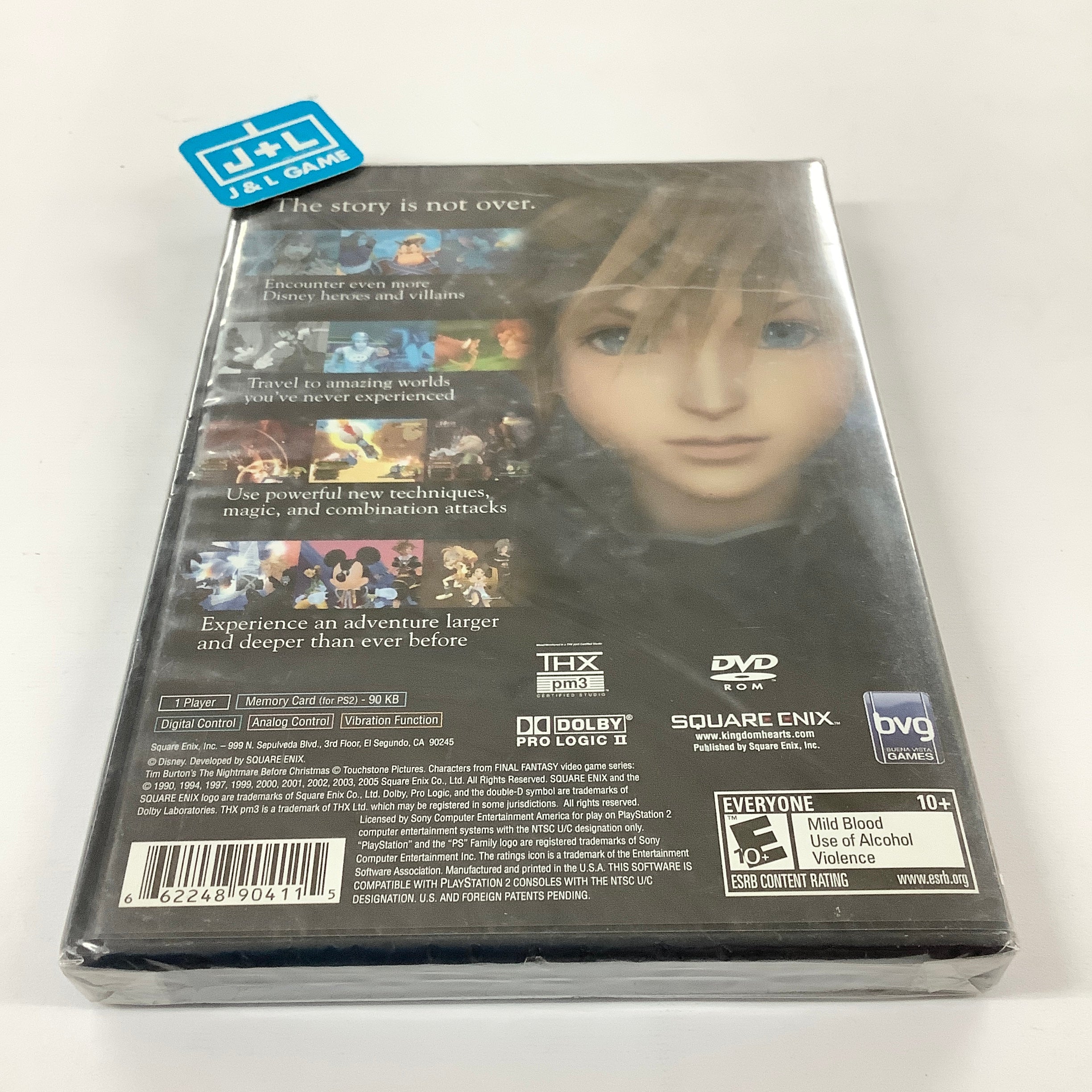 Kingdom Hearts II - (PS2) PlayStation 2 Video Games Square Enix   