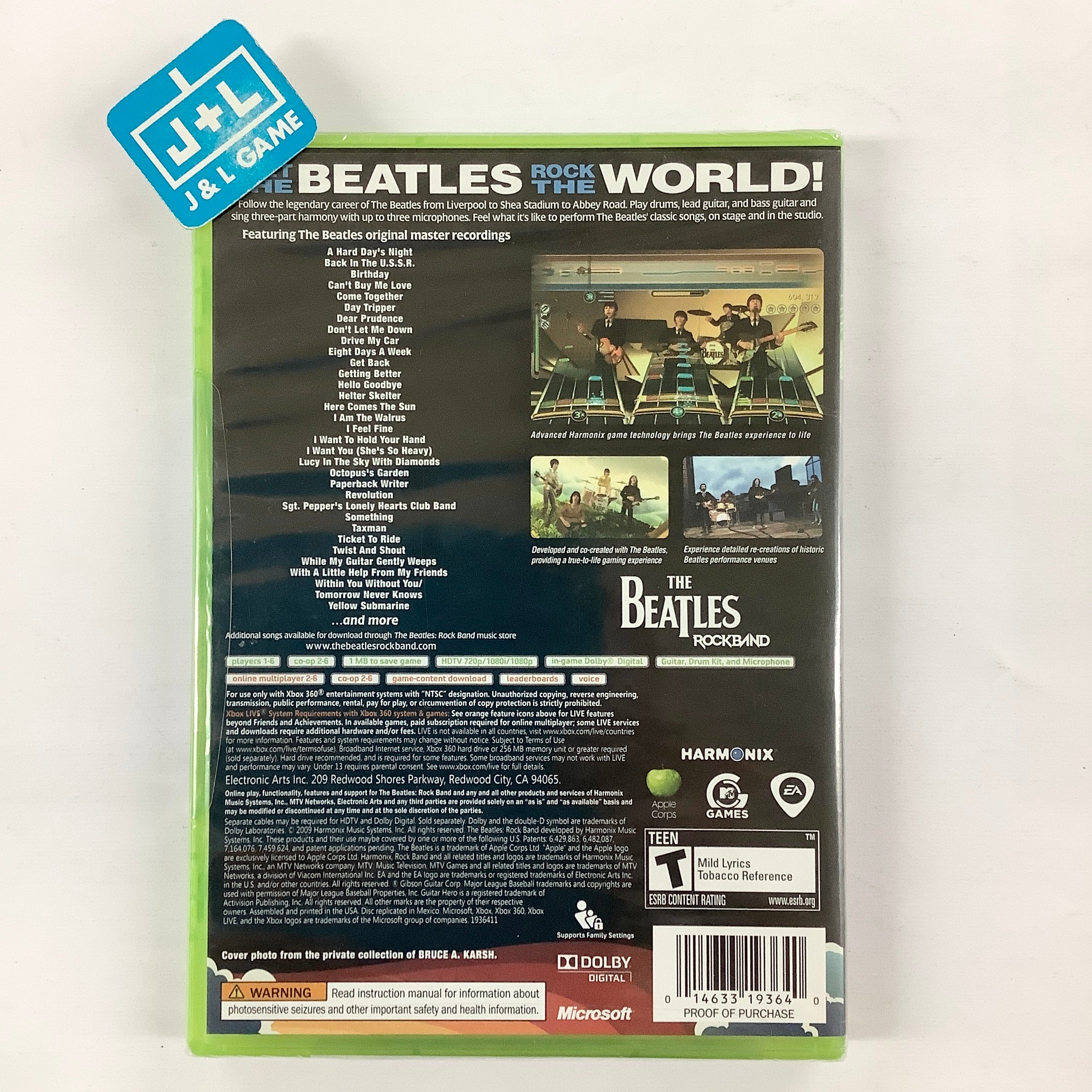 Rock Band: The Beatles - Xbox 360 Video Games MTV Games   