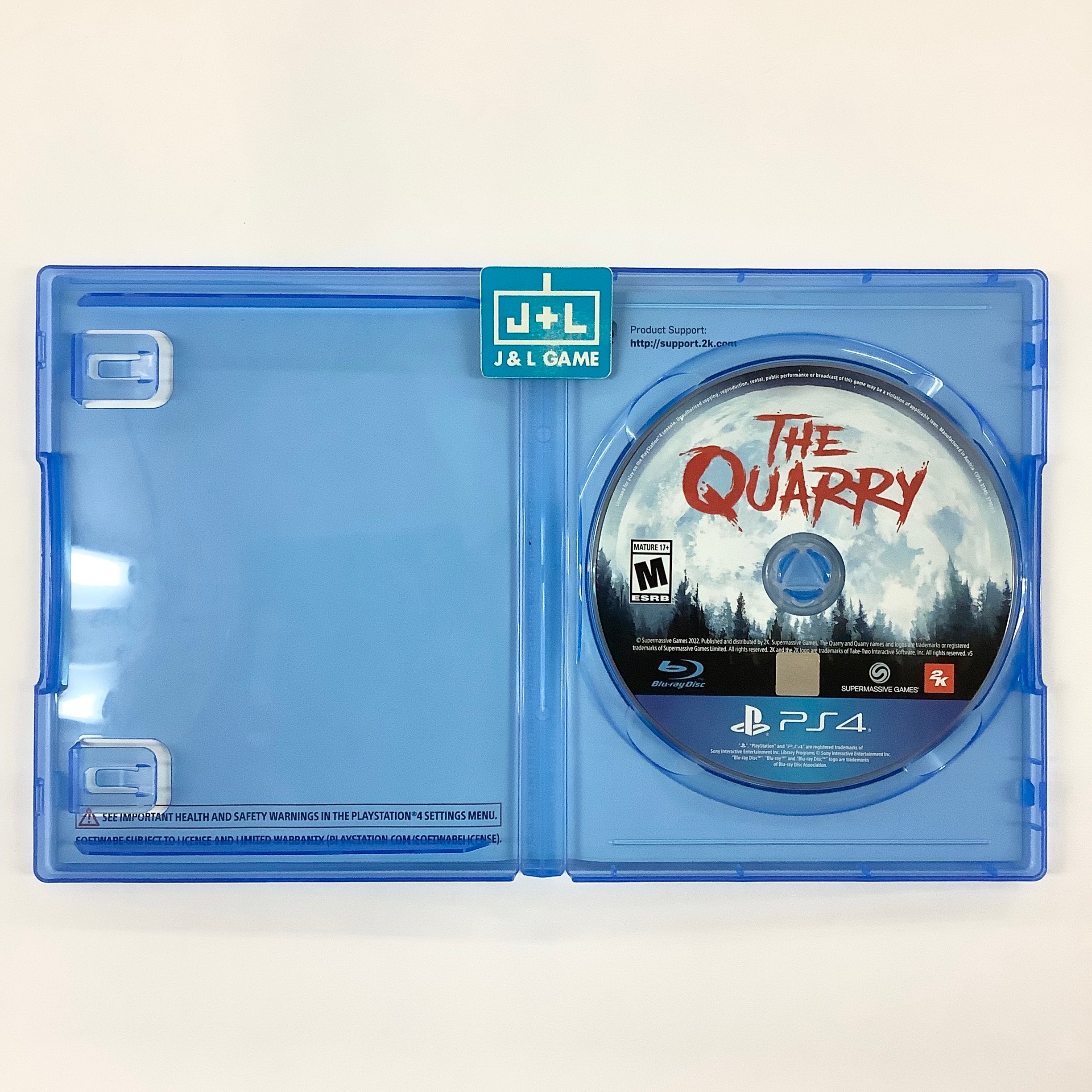 The Quarry - (PS4) PlayStation 4 [Pre-Owned] Video Games 2K   