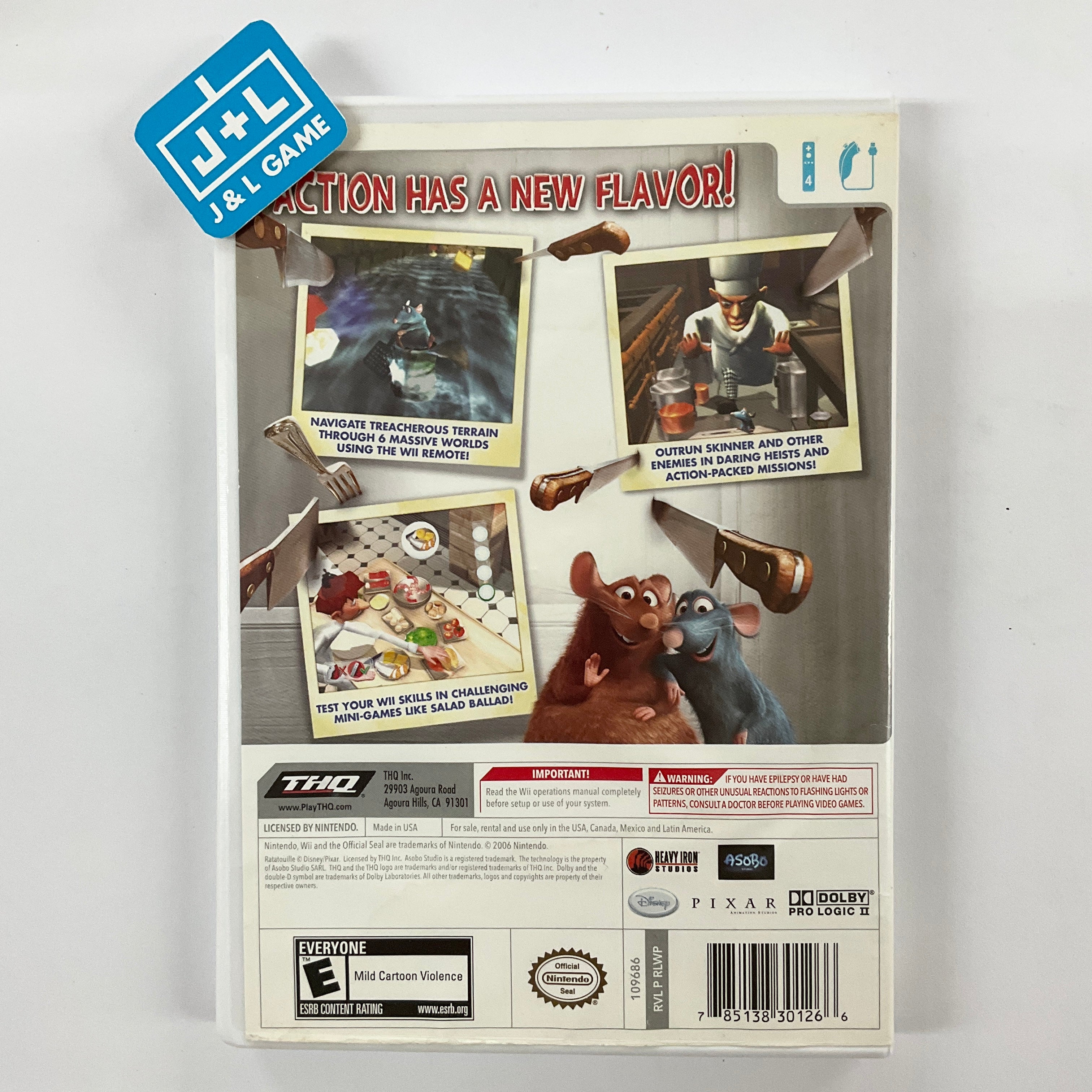 Ratatouille - Nintendo Wii [Pre-Owned] Video Games THQ   