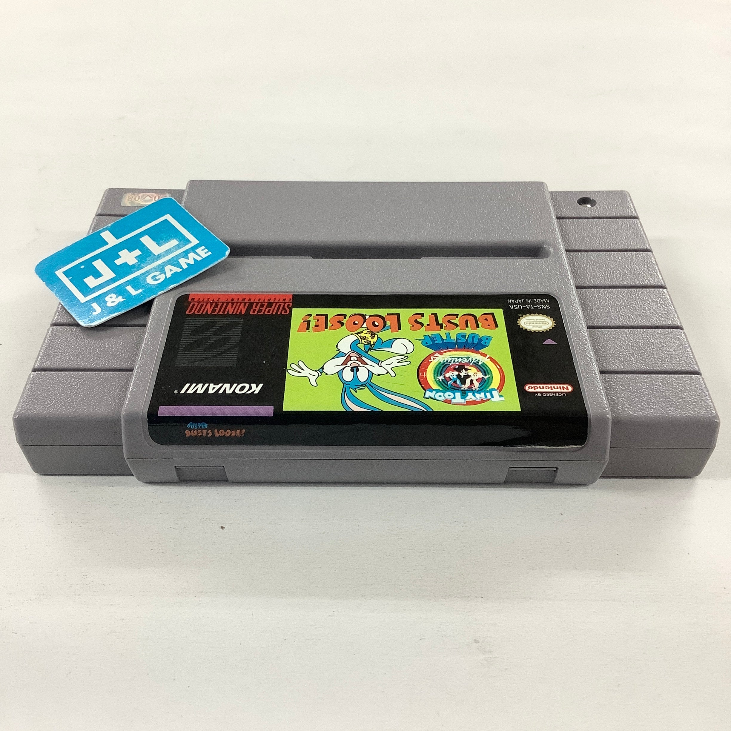 Tiny Toon Adventures: Buster Busts Loose! - (SNES) Super Nintendo [Pre-Owned] Video Games Konami   