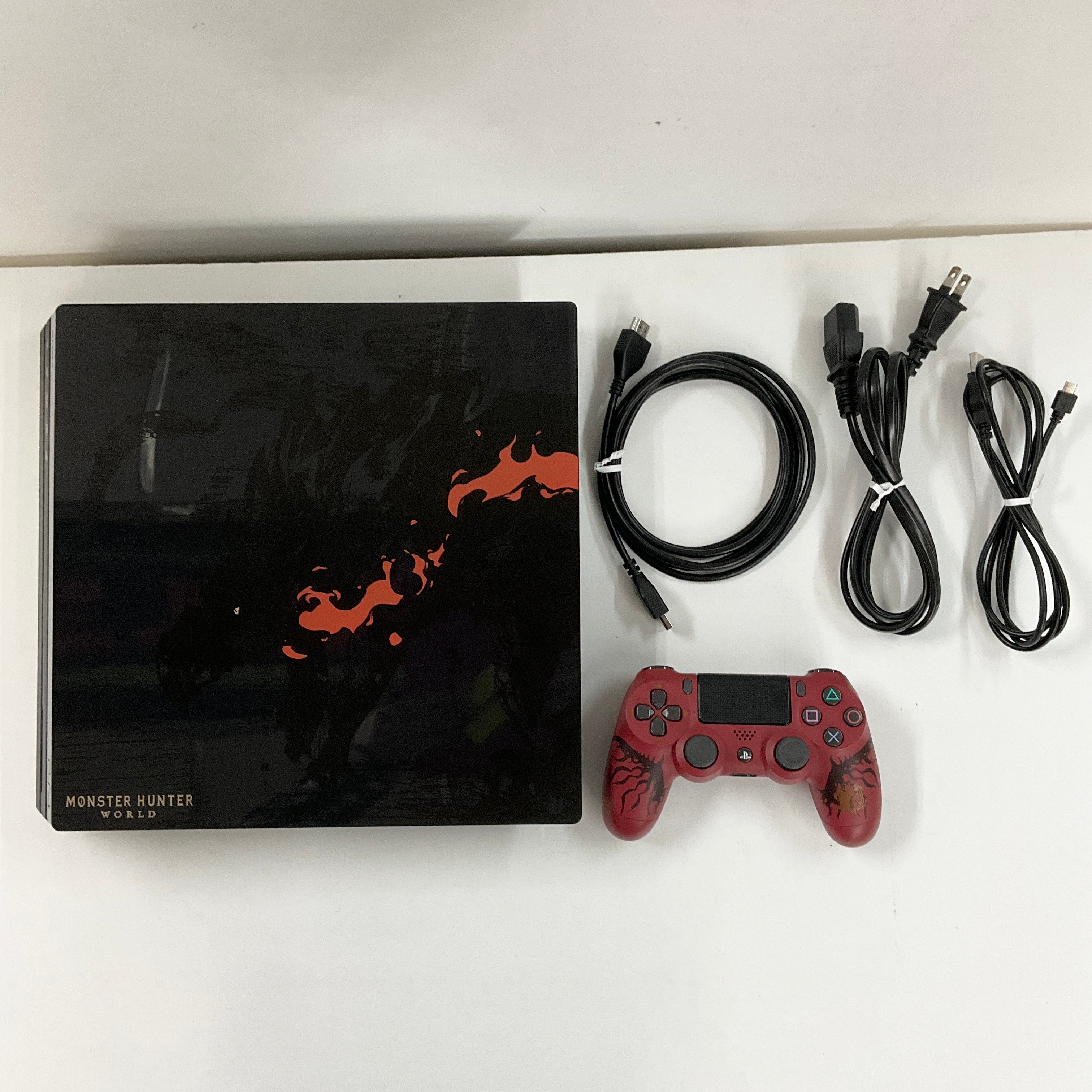 Sony PlayStation 4 Pro Monster Hunter: World Liolaeus (Rathalos) Edition - (PS4) Playstation 4 [Pre-Owned] Consoles Sony   