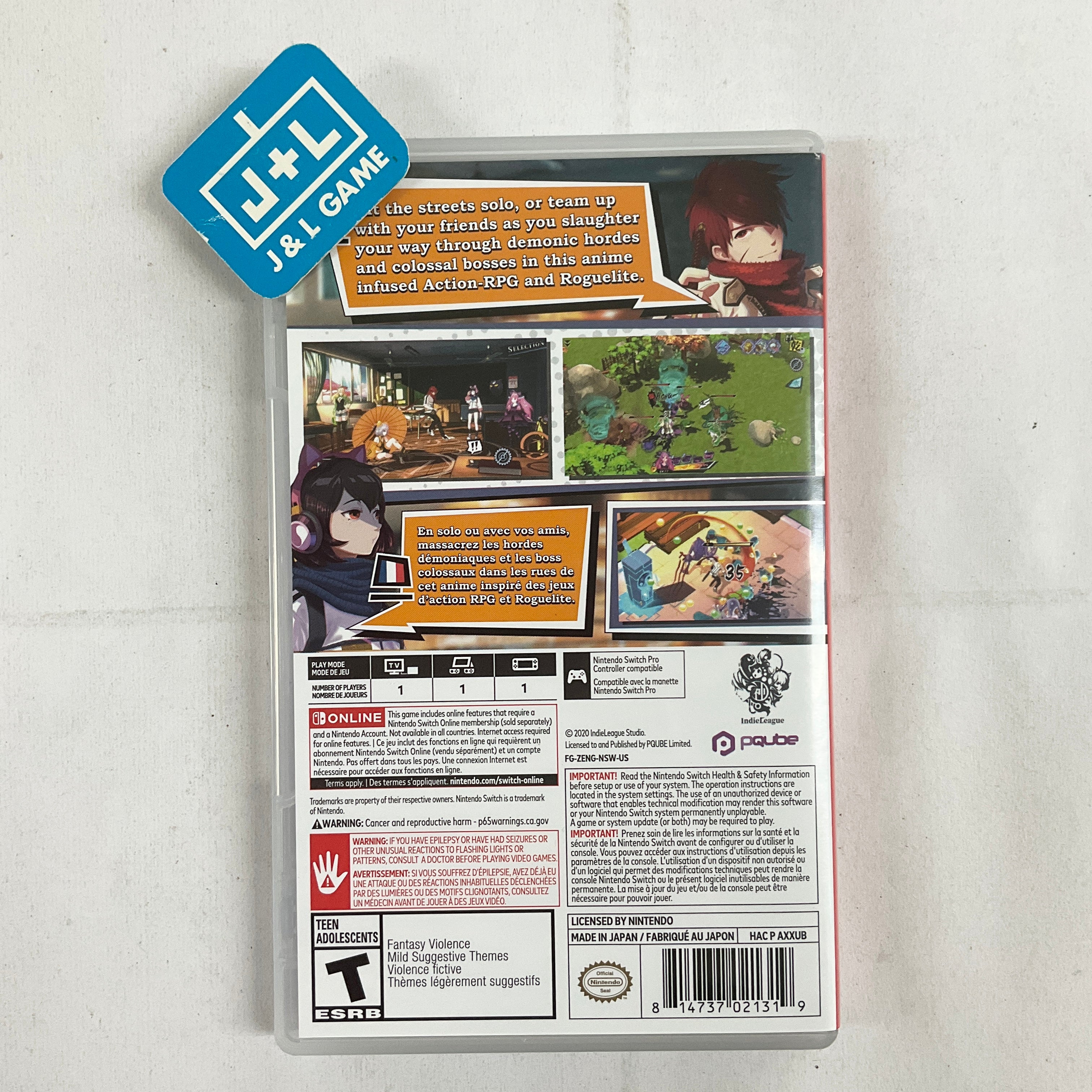 Zengeon - (NSW) Nintendo Switch [Pre-Owned] Video Games PQube   