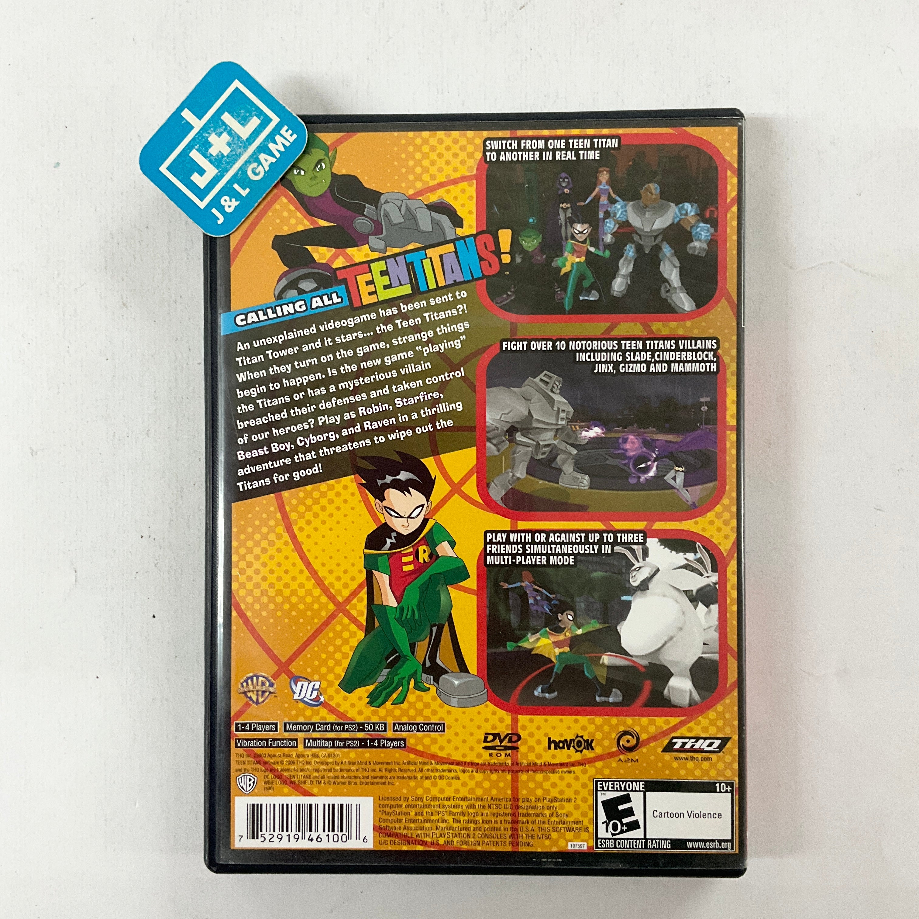 Teen Titans - (PS2)  PlayStation 2 [Pre-Owned] Video Games THQ   