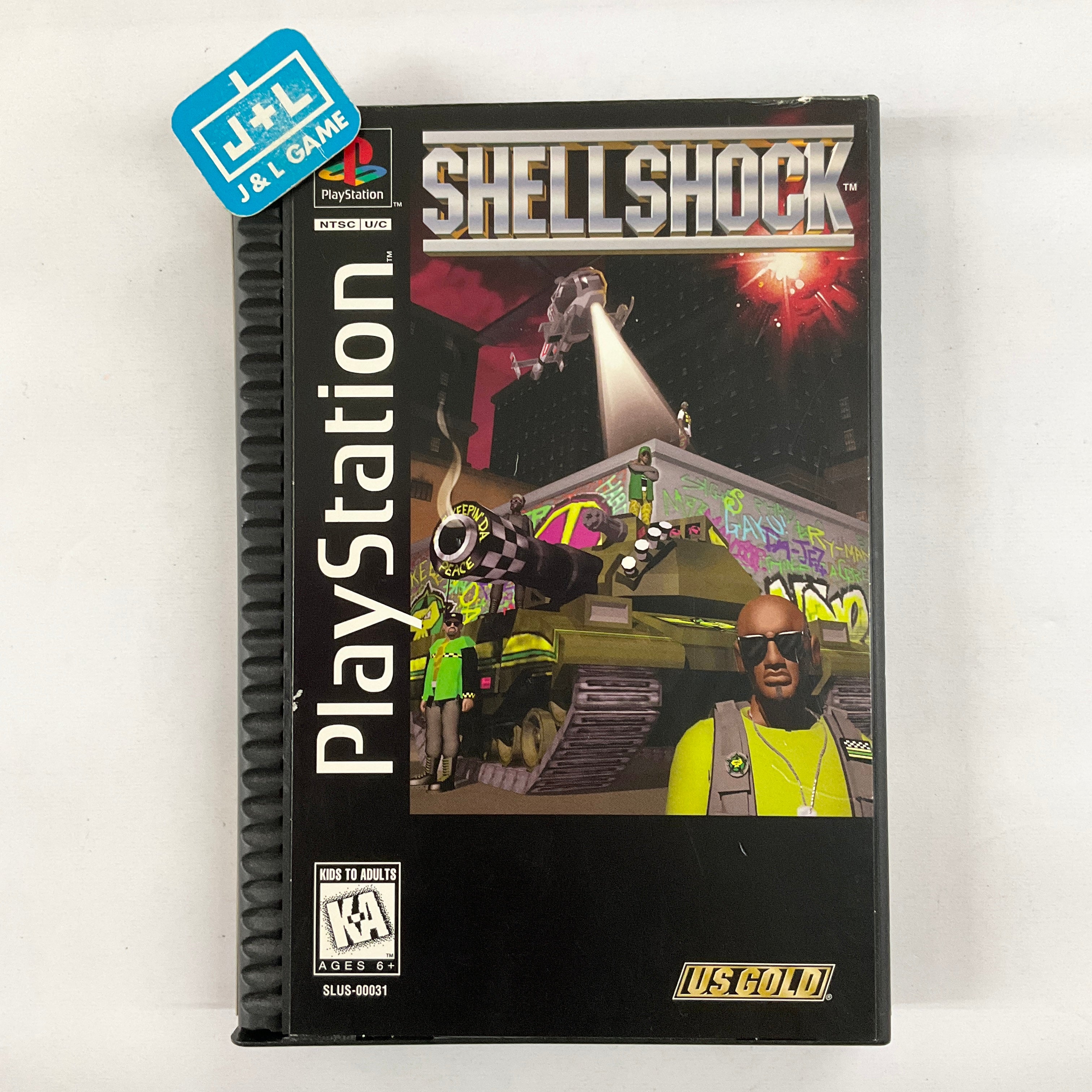 Shellshock (Long Box) - (PS1) PlayStation 1 [Pre-Owned] Video Games Square Enix   