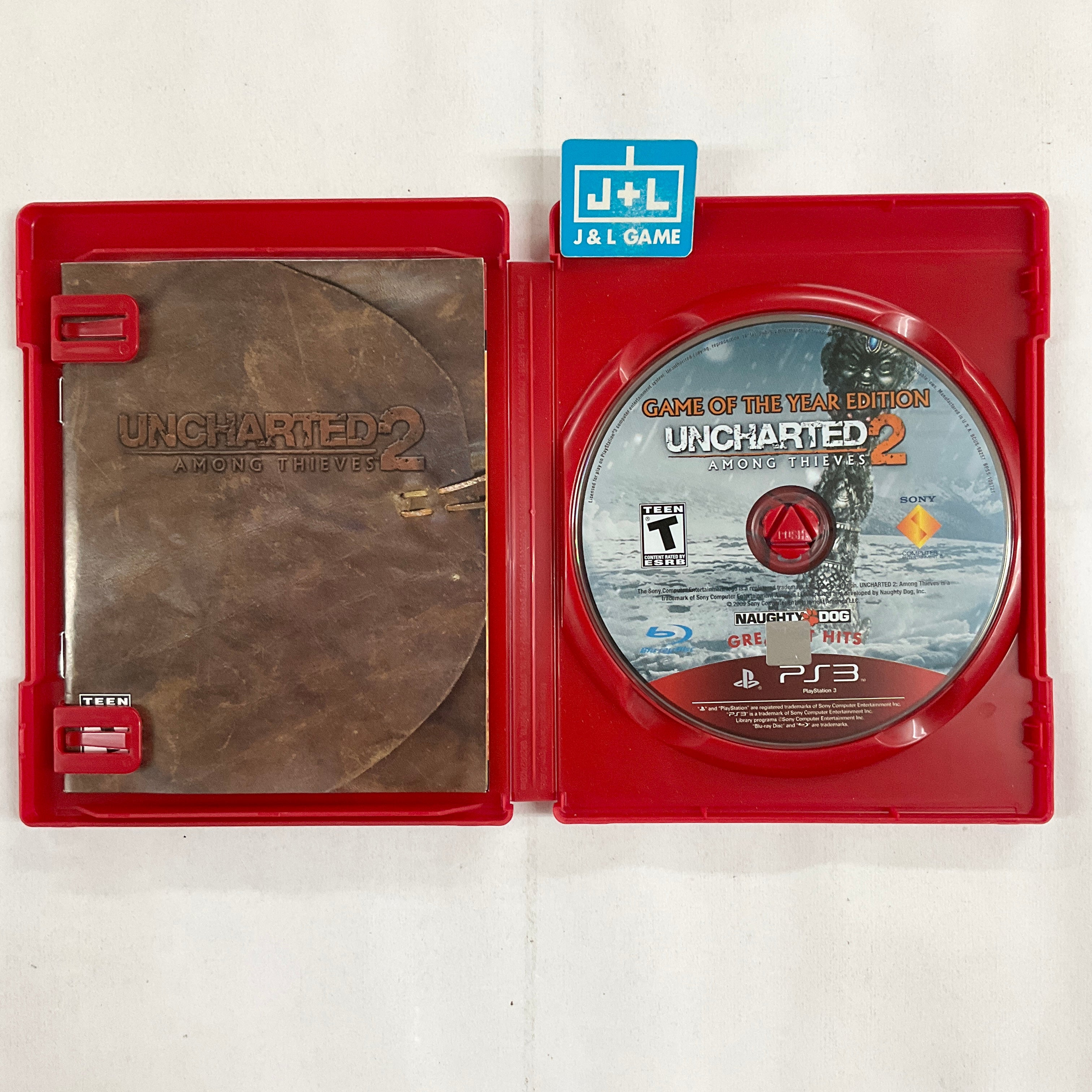 Uncharted 2: Among Thieves (Game of the Year Edition / Greatest Hits) - (PS3) PlayStation 3 [Pre-Owned] Video Games SCEA   