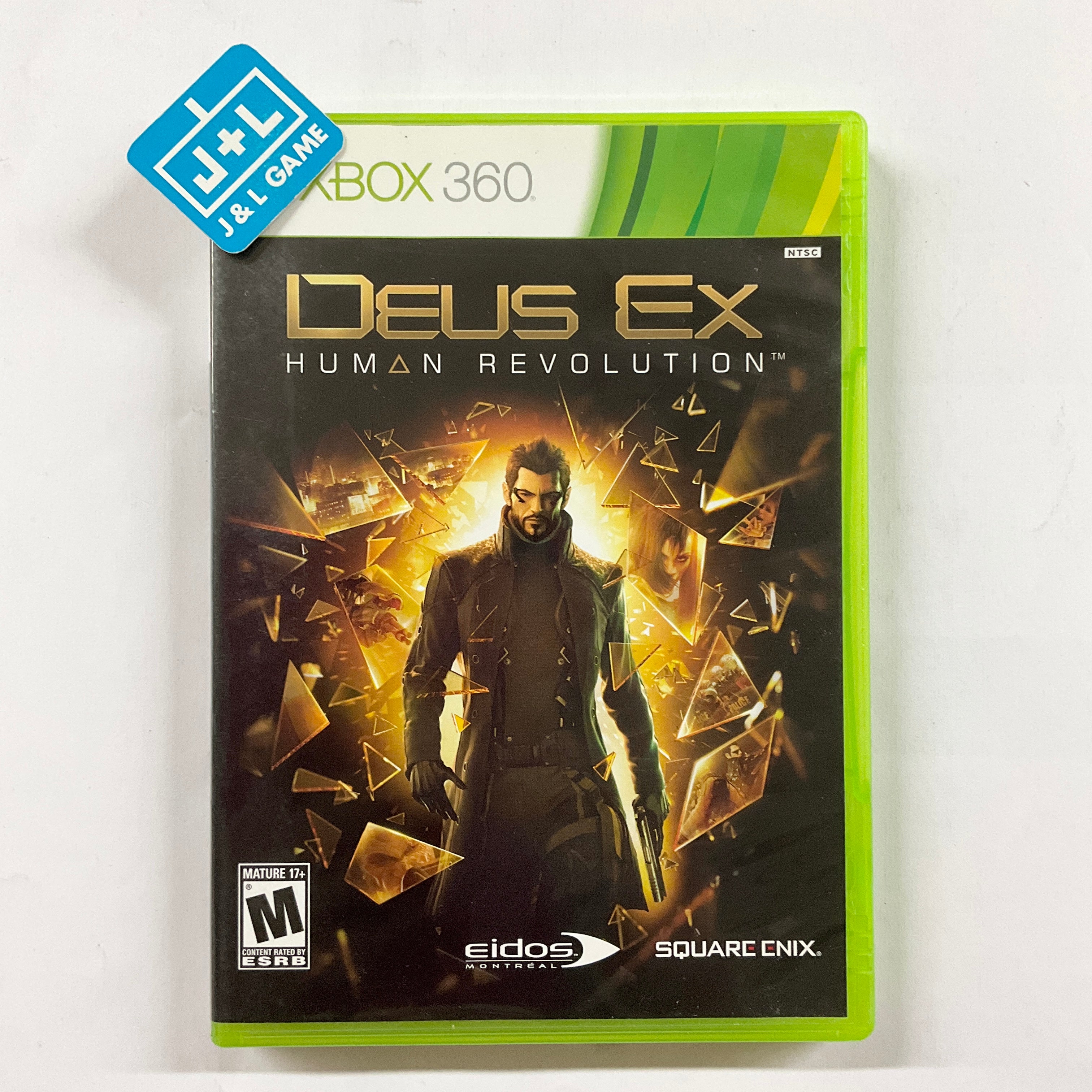 Deus Ex: Human Revolution - Xbox 360 [Pre-Owned] Video Games Square Enix   