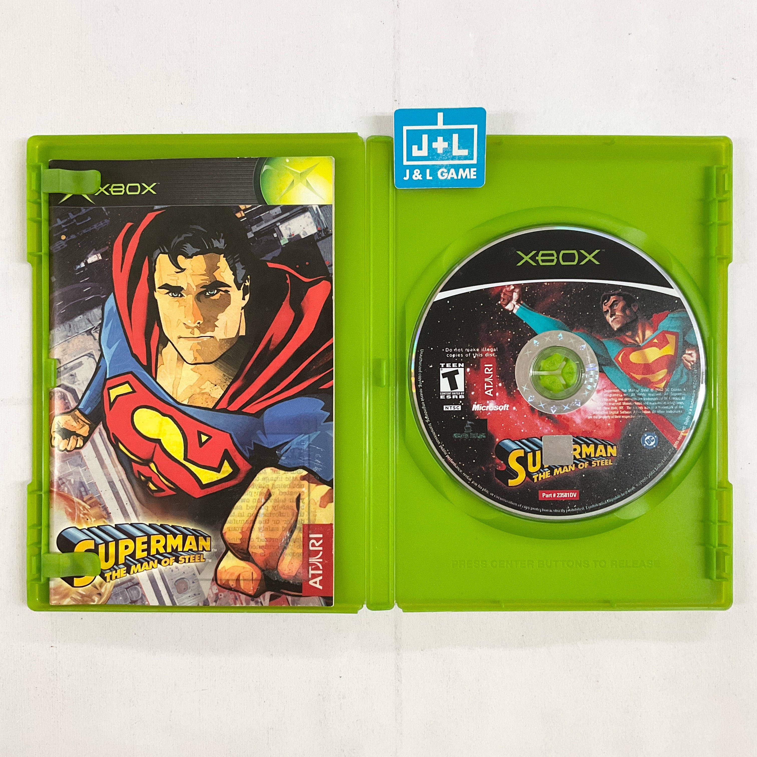 Superman: The Man of Steel - (XB) Xbox [Pre-Owned] Video Games Atari SA   