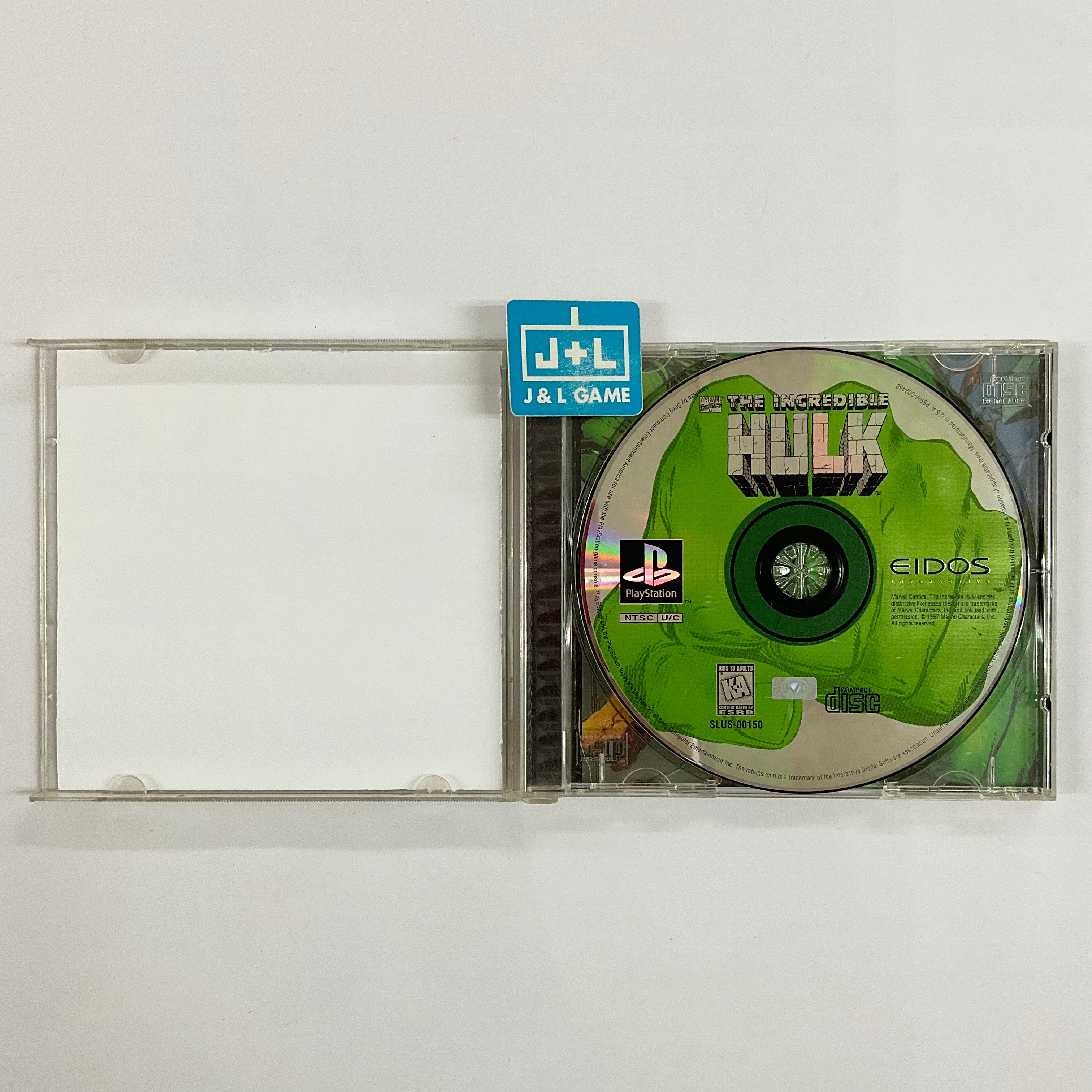 The Incredible Hulk: The Pantheon Saga - (PS1) PlayStation 1 [Pre-Owned] Video Games Eidos Interactive   