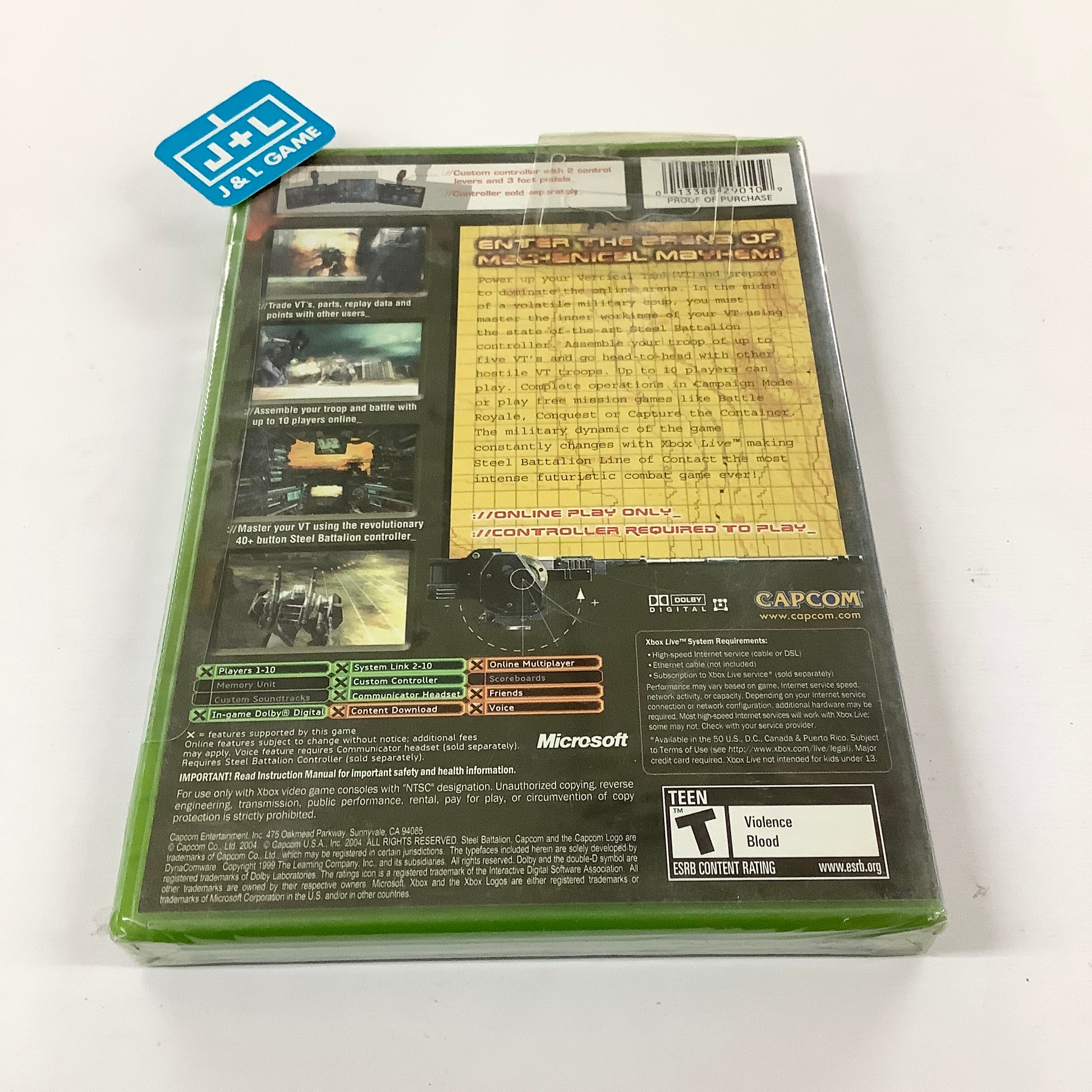 Steel Battalion: Line of Contact - (XB) Xbox Video Games Capcom   