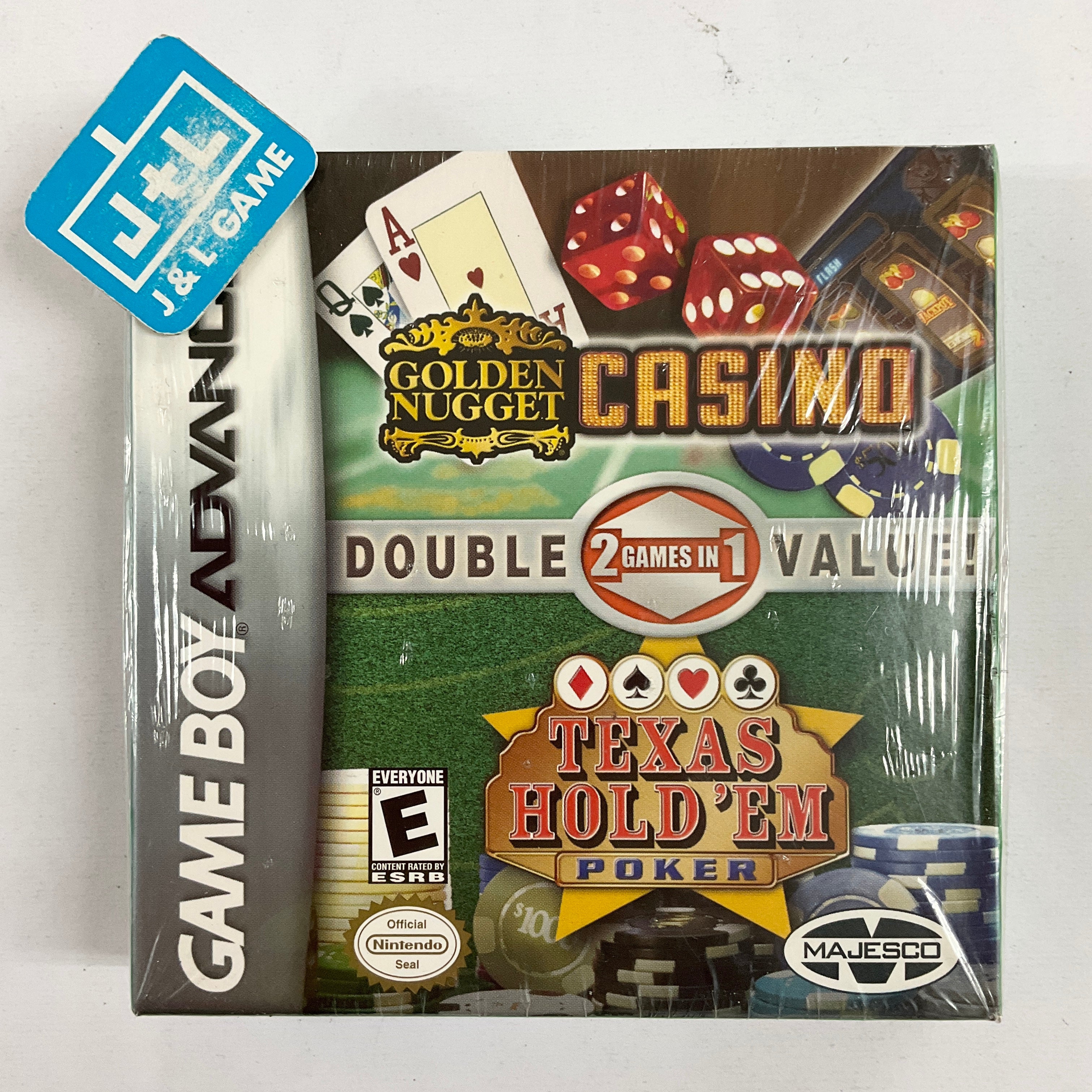 Golden Nugget Casino / Texas Hold 'Em Double Pack - (GBA) Game Boy Advance Video Games Majesco   