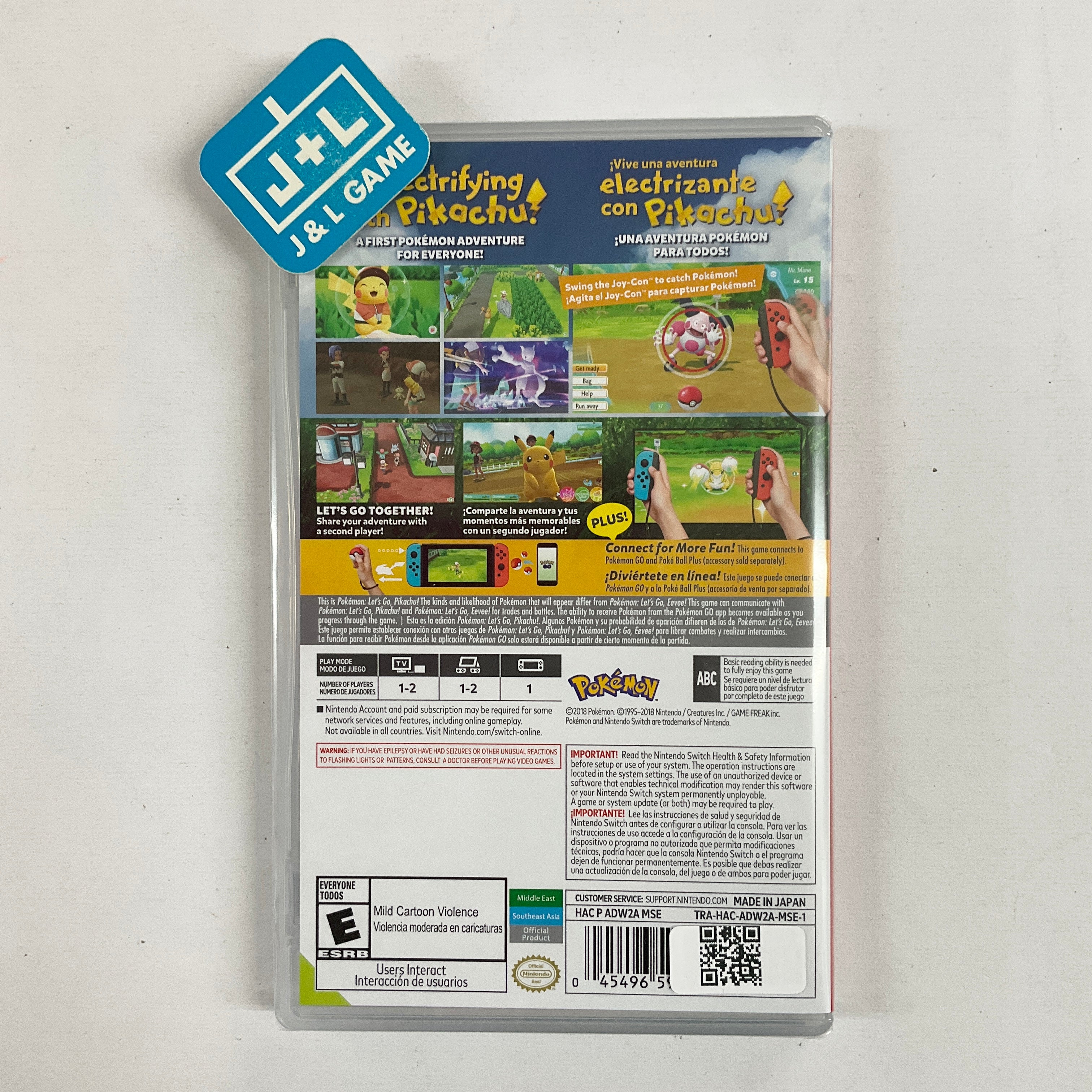 Pokemon: Let's Go, Pikachu! (World Edition) - (NSW) Nintendo Switch Video Games Nintendo   