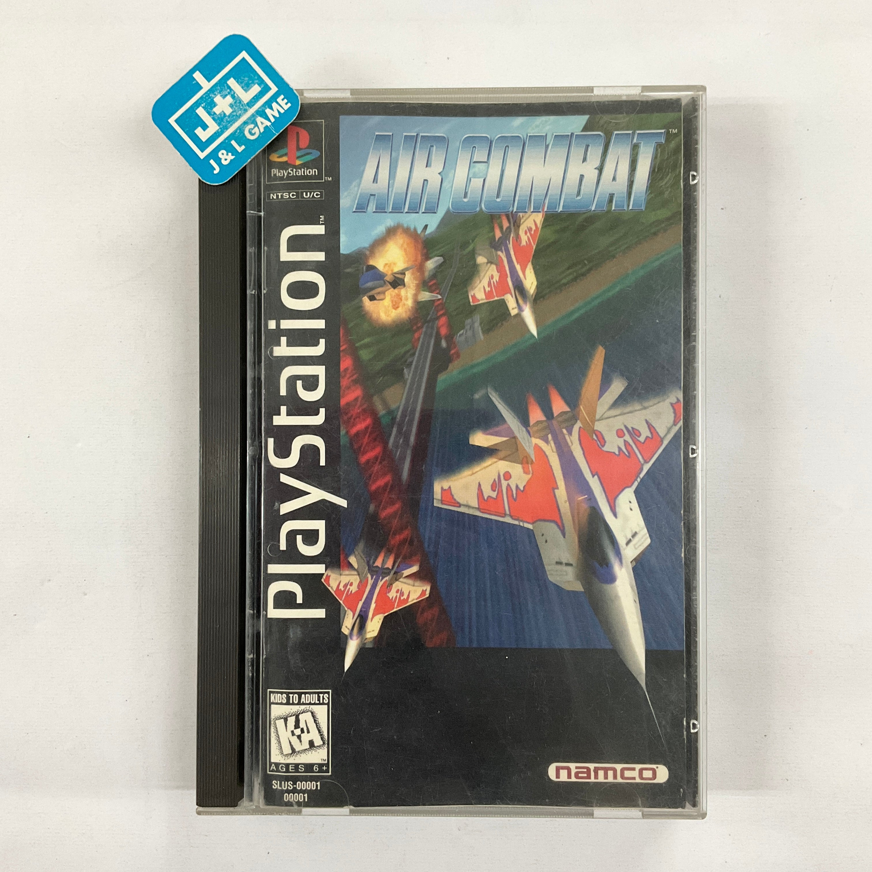 Air Combat (Long Box) - (PS1) PlayStation 1 [Pre-Owned] Video Games Namco   