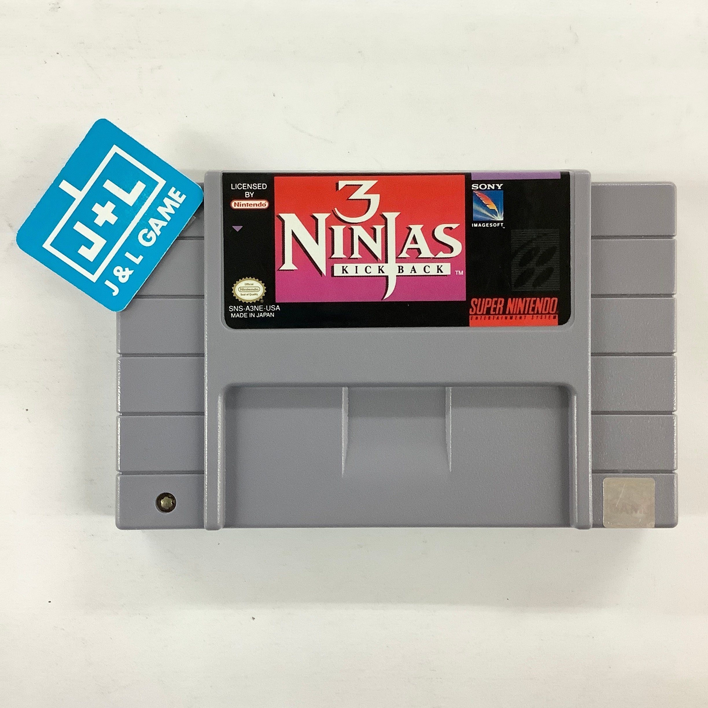 3 Ninjas Kick Back - (SNES) Super Nintendo [Pre-Owned] Video Games Sony Imagesoft   