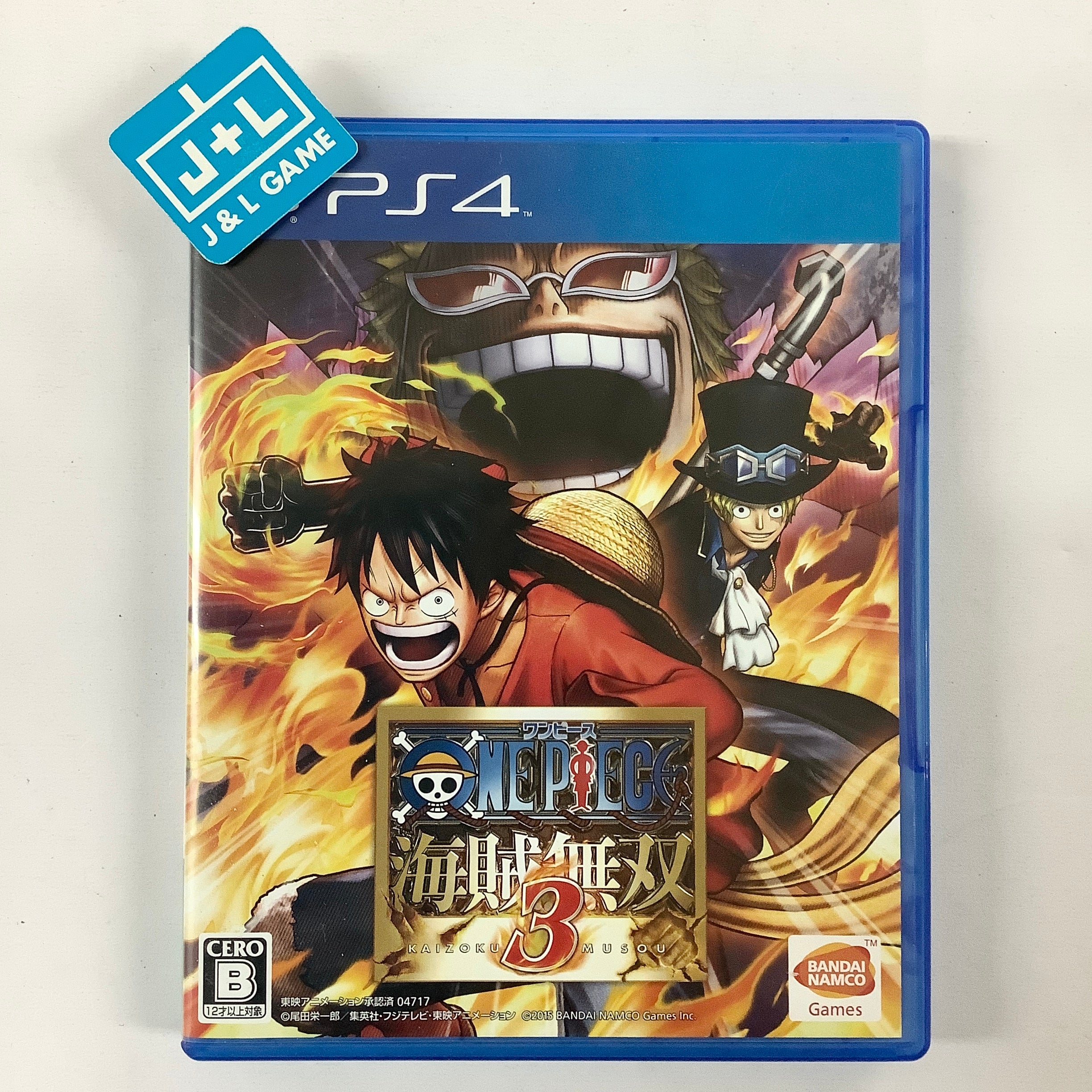 One Piece: Kaizoku Musou 3 - (PS4) PlayStation 4 [Pre-Owned] (Japanese Import) Video Games BANDAI NAMCO Entertainment   