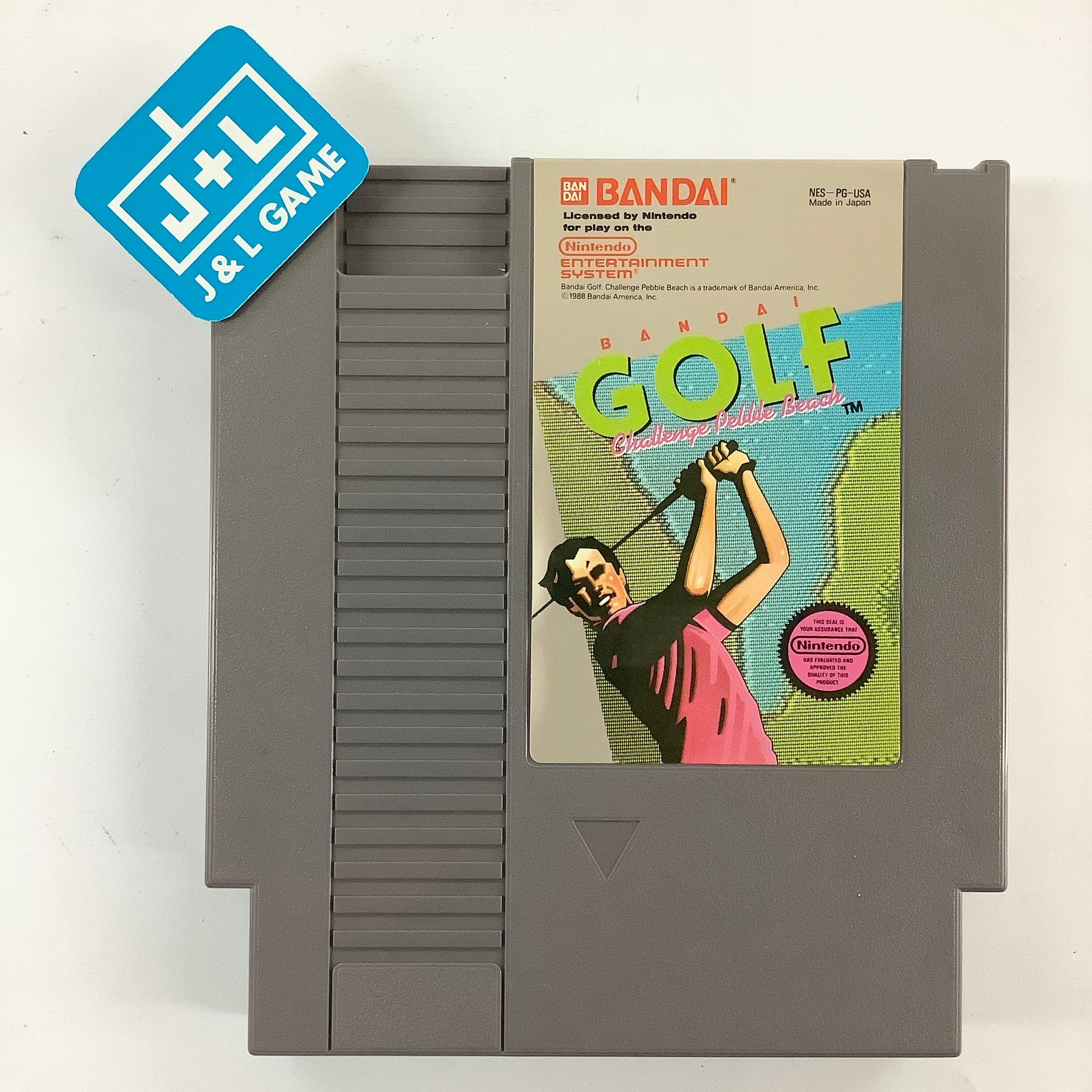 Bandai Golf: Challenge Pebble Beach - (NES) Nintendo Entertainment System [Pre-Owned] Video Games Bandai   