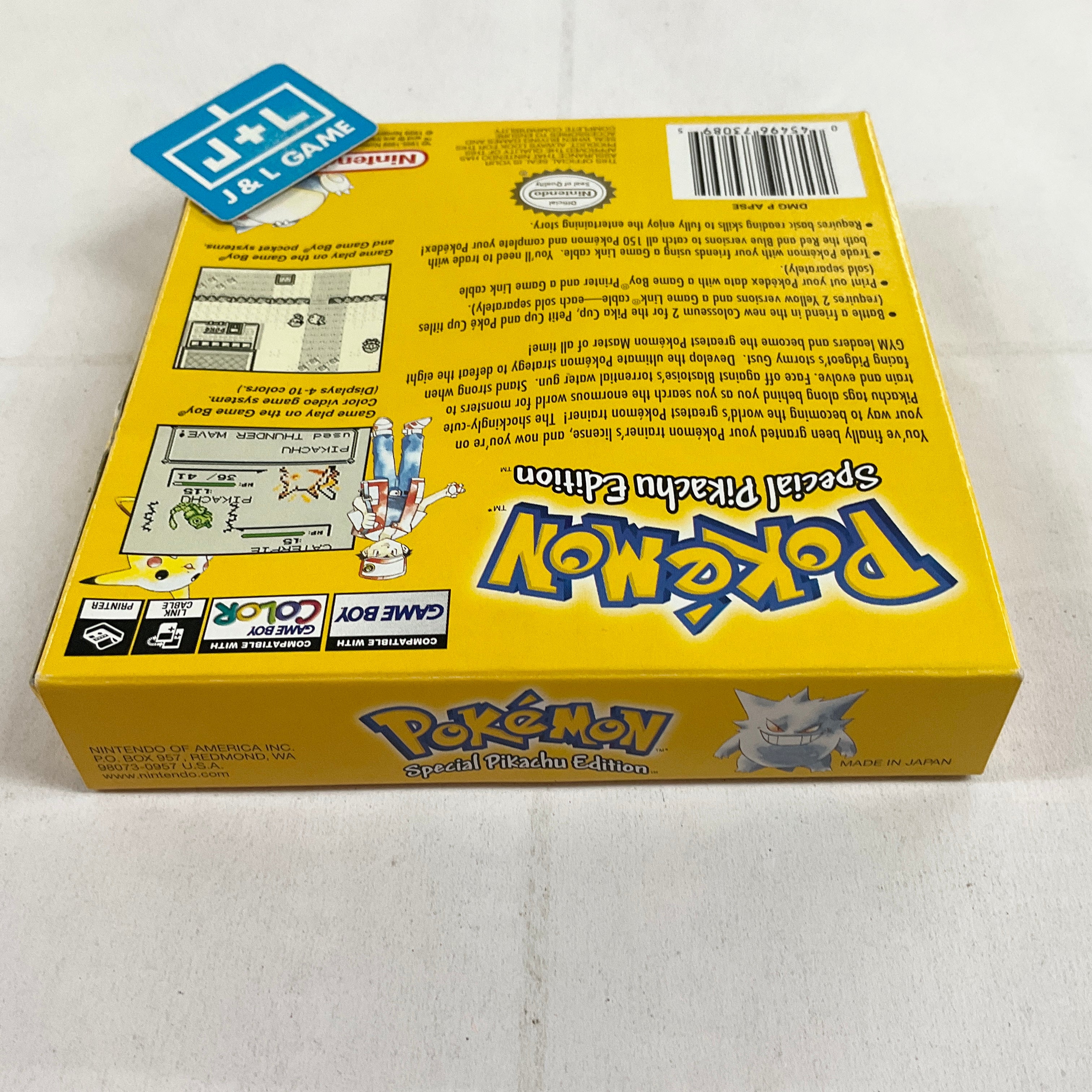 Pokemon Yellow Version: Special Pikachu Edition - (GB) Game Boy [Pre-Owned] Video Games Nintendo   