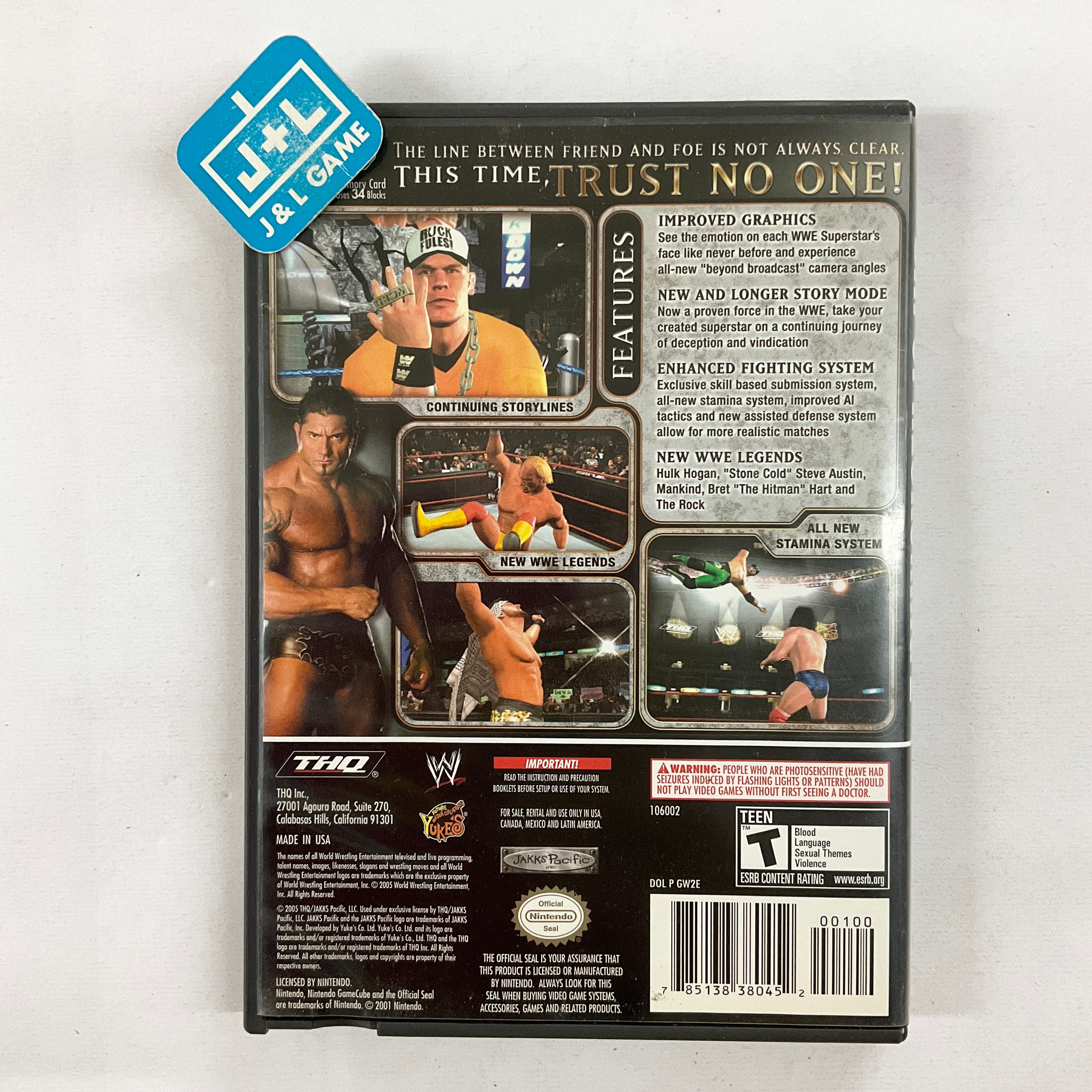 WWE Day of Reckoning 2 - (GC) Gamecube [Pre-Owned] Video Games THQ   