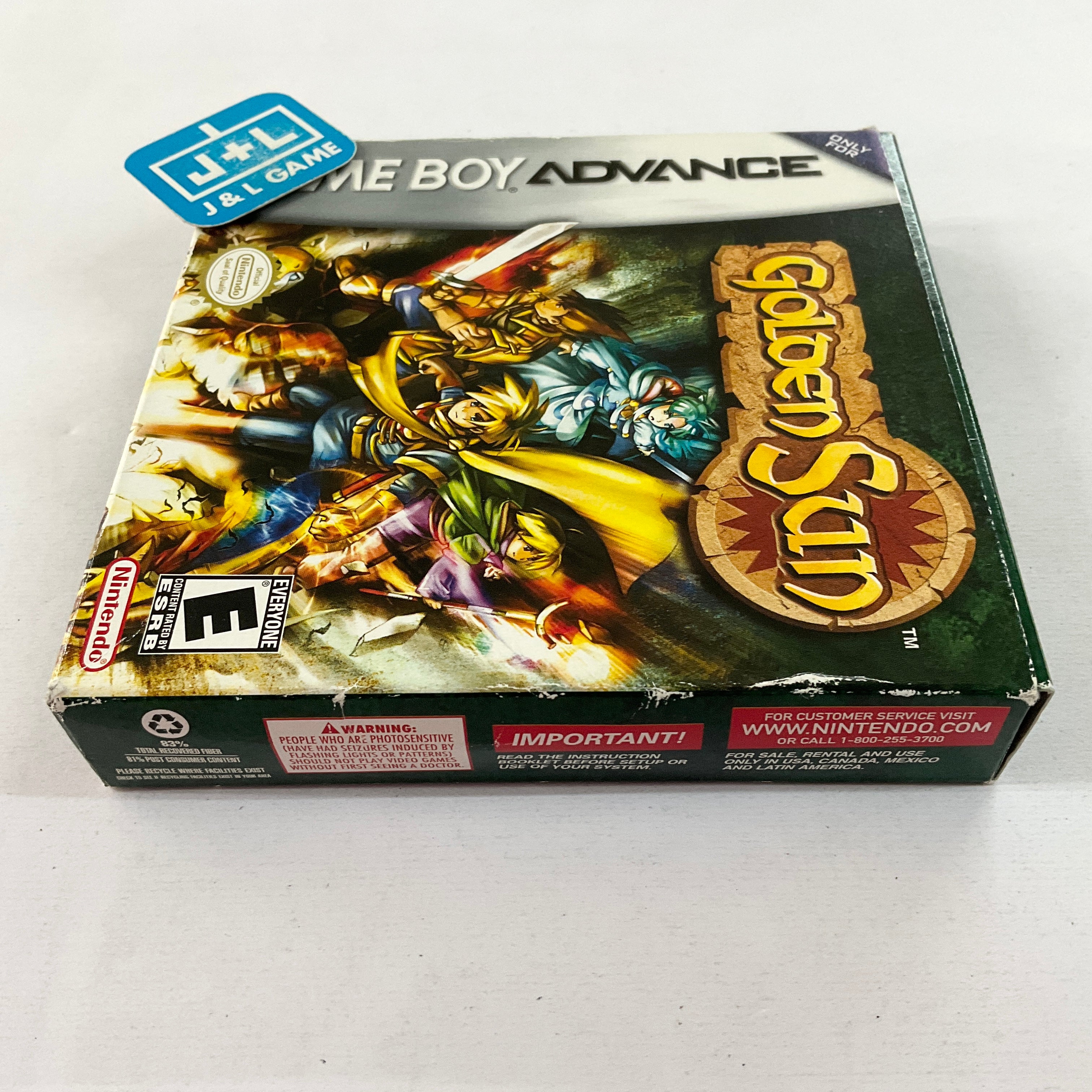 Golden Sun - (GBA) Game Boy Advance [Pre-Owned] Video Games Nintendo   