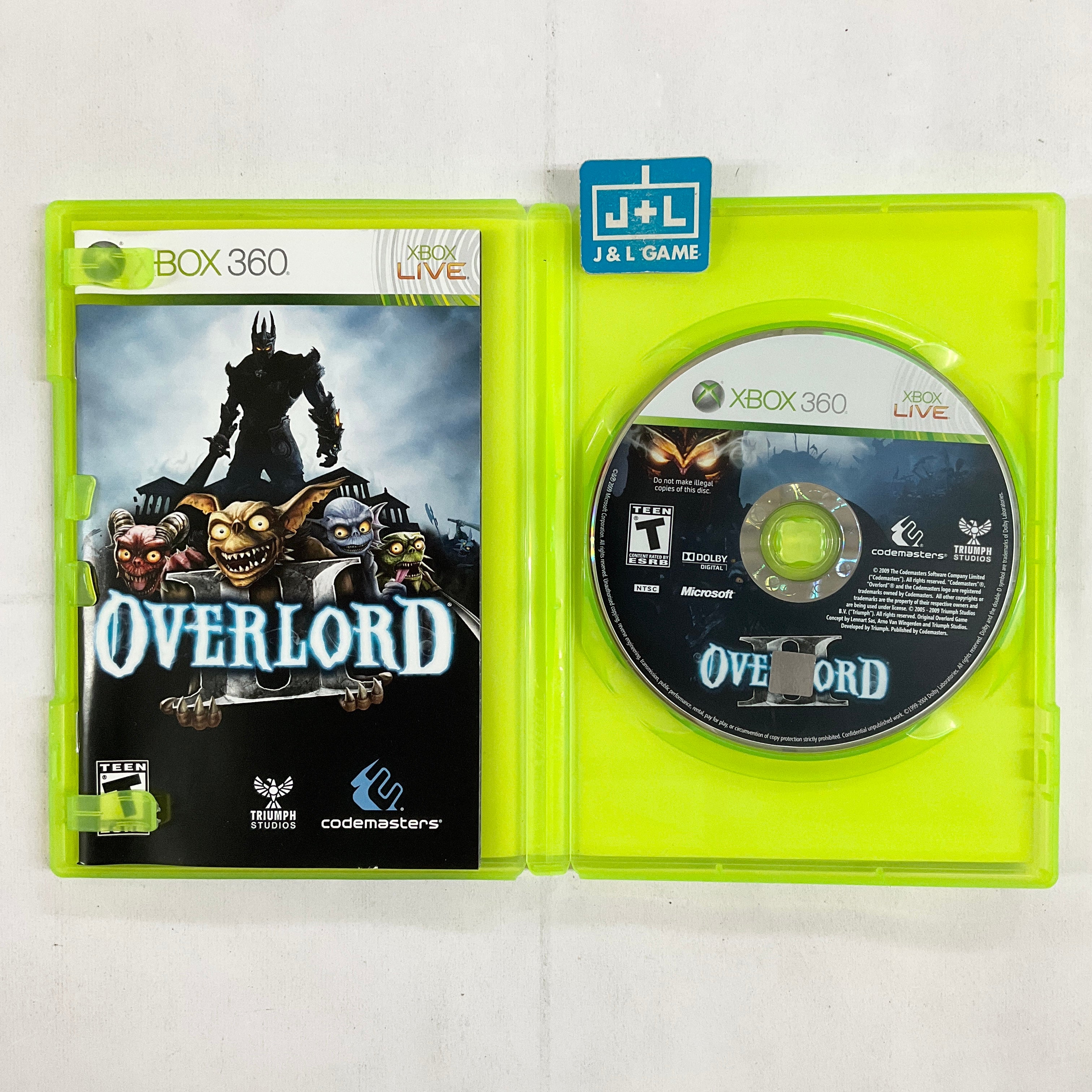 Overlord II - Xbox 360 [Pre-Owned] Video Games Codemasters   