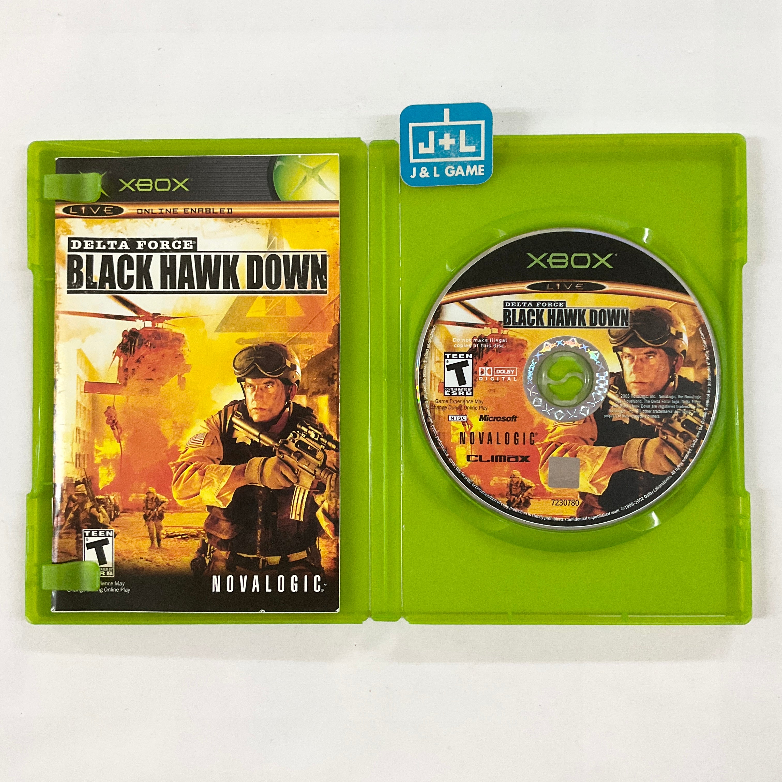 Delta Force: Black Hawk Down - (XB) Xbox [Pre-Owned] Video Games NovaLogic   