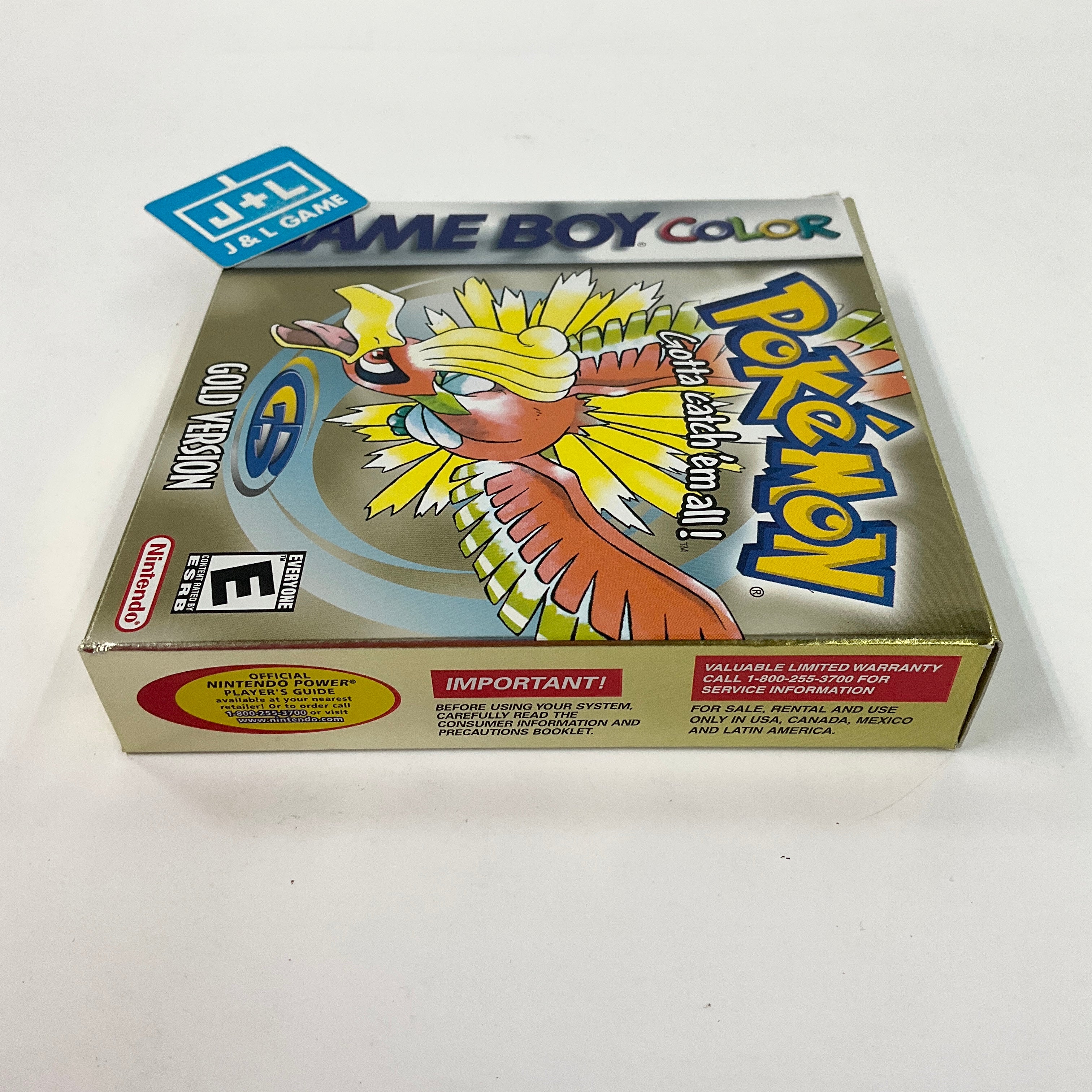 Pokemon Gold Version - (GBC) Game Boy Color [Pre-Owned] Video Games Nintendo   