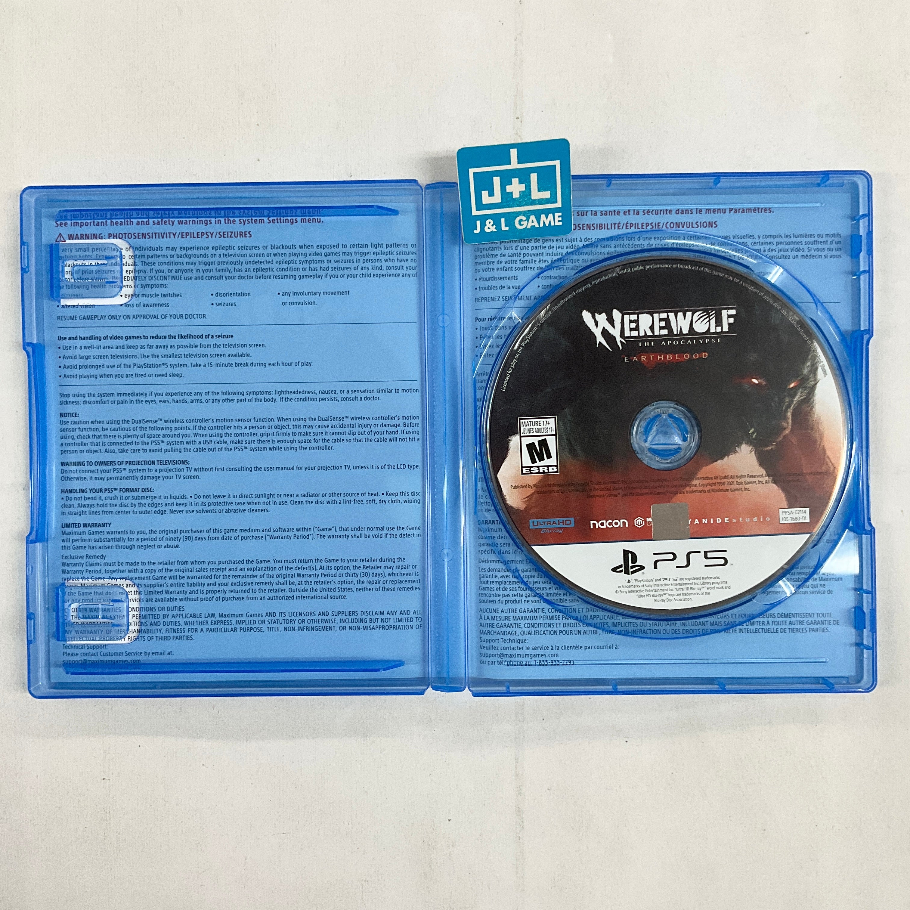 Werewolf: The Apocalypse - Earthblood - (PS5) PlayStation 5 [Pre-Owned] Video Games Maximum Games   