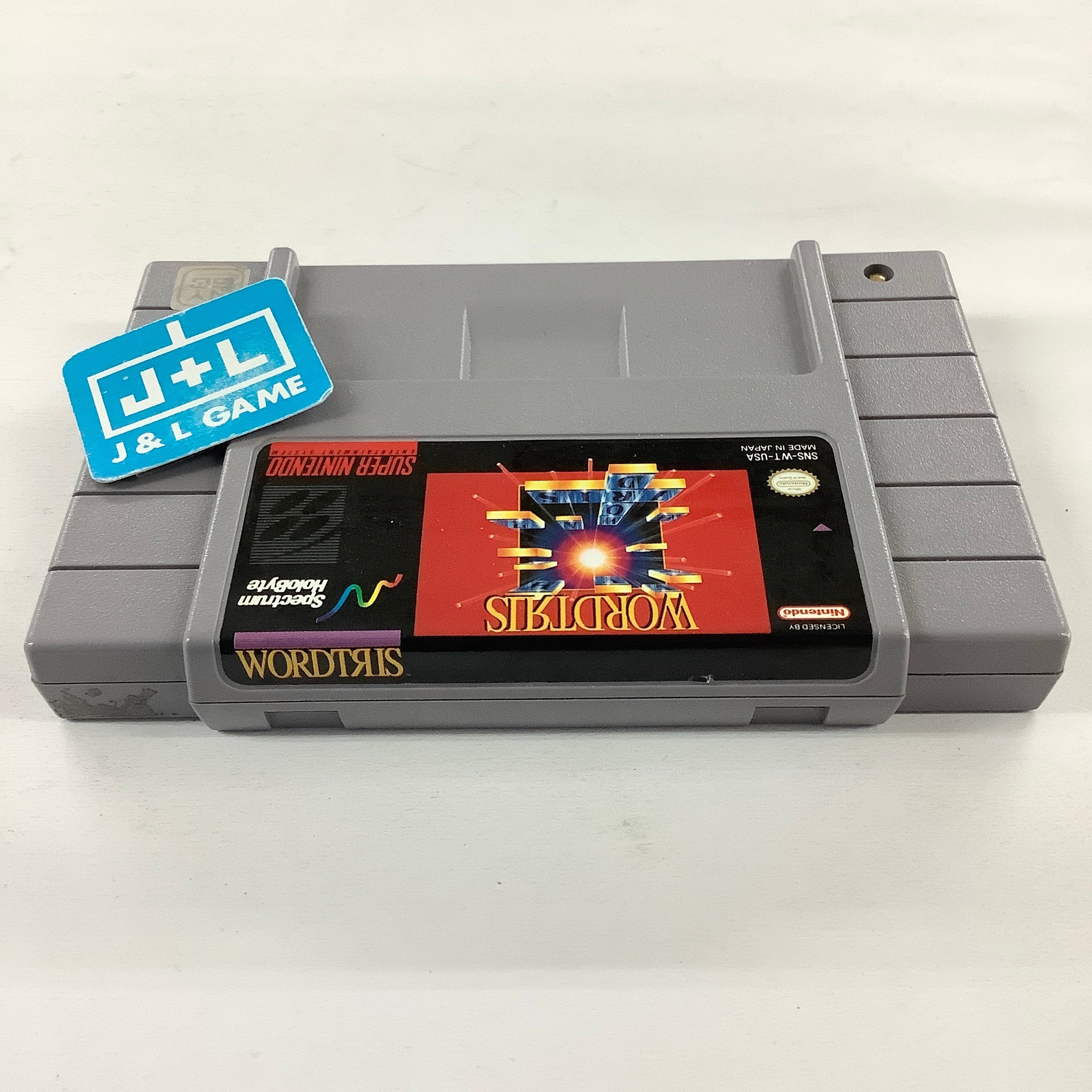 Wordtris - (SNES) Super Nintendo [Pre-Owned] Video Games Spectrum Holobyte   