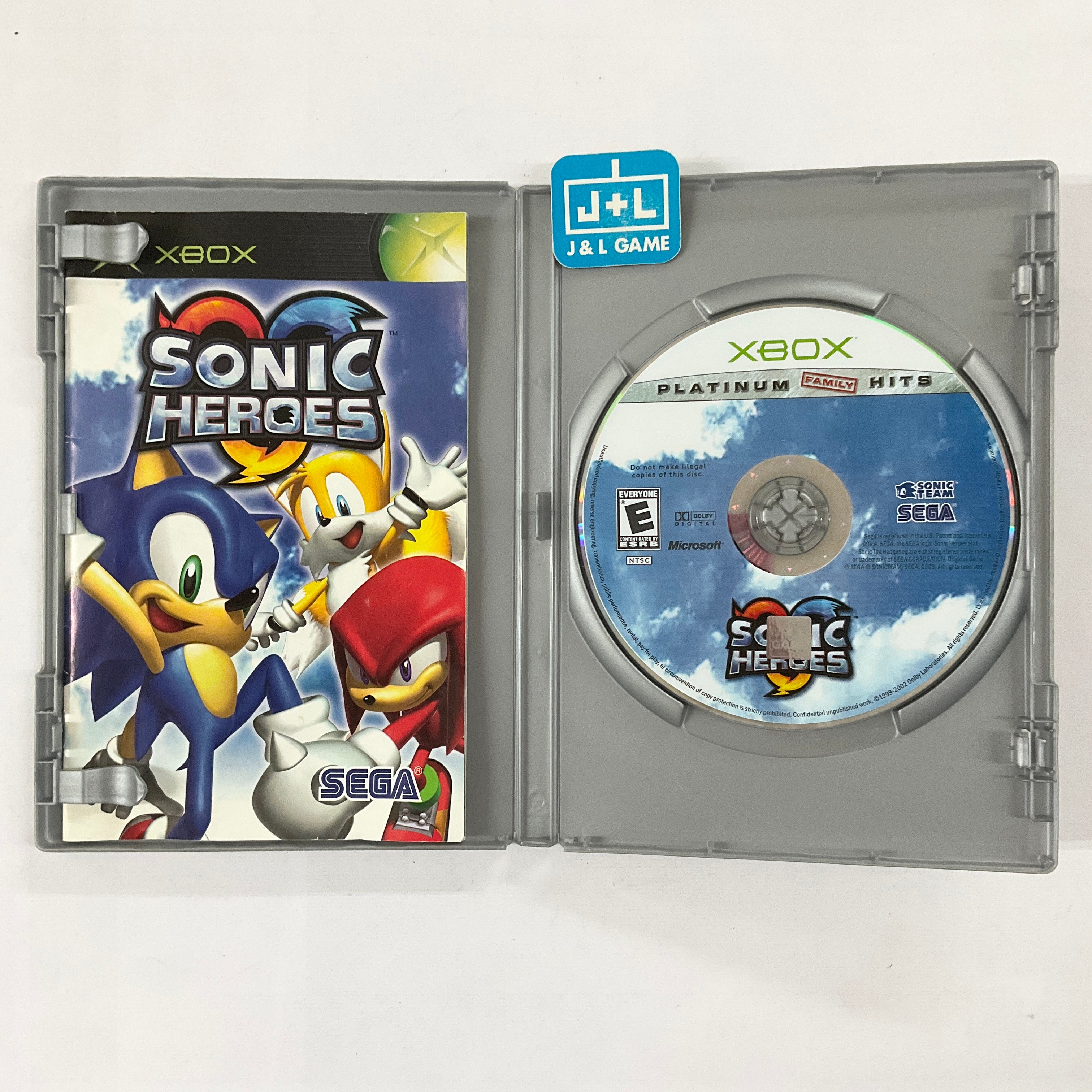 Sonic Heroes (Platinum Family Hits) - (XB) Xbox [Pre-Owned] Video Games Sega   