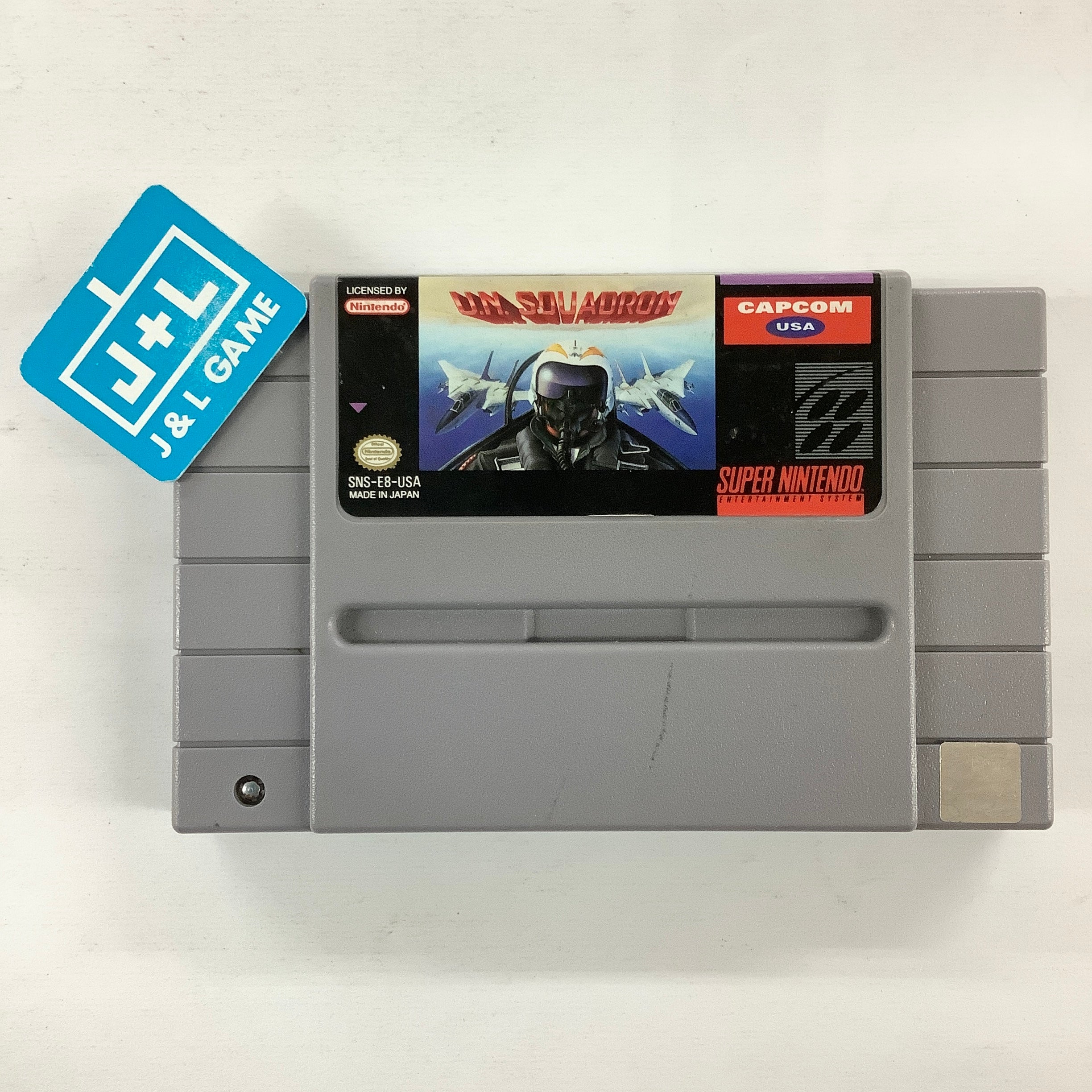 U.N. Squadron - (SNES) Super Nintendo [Pre-Owned] Video Games Capcom   