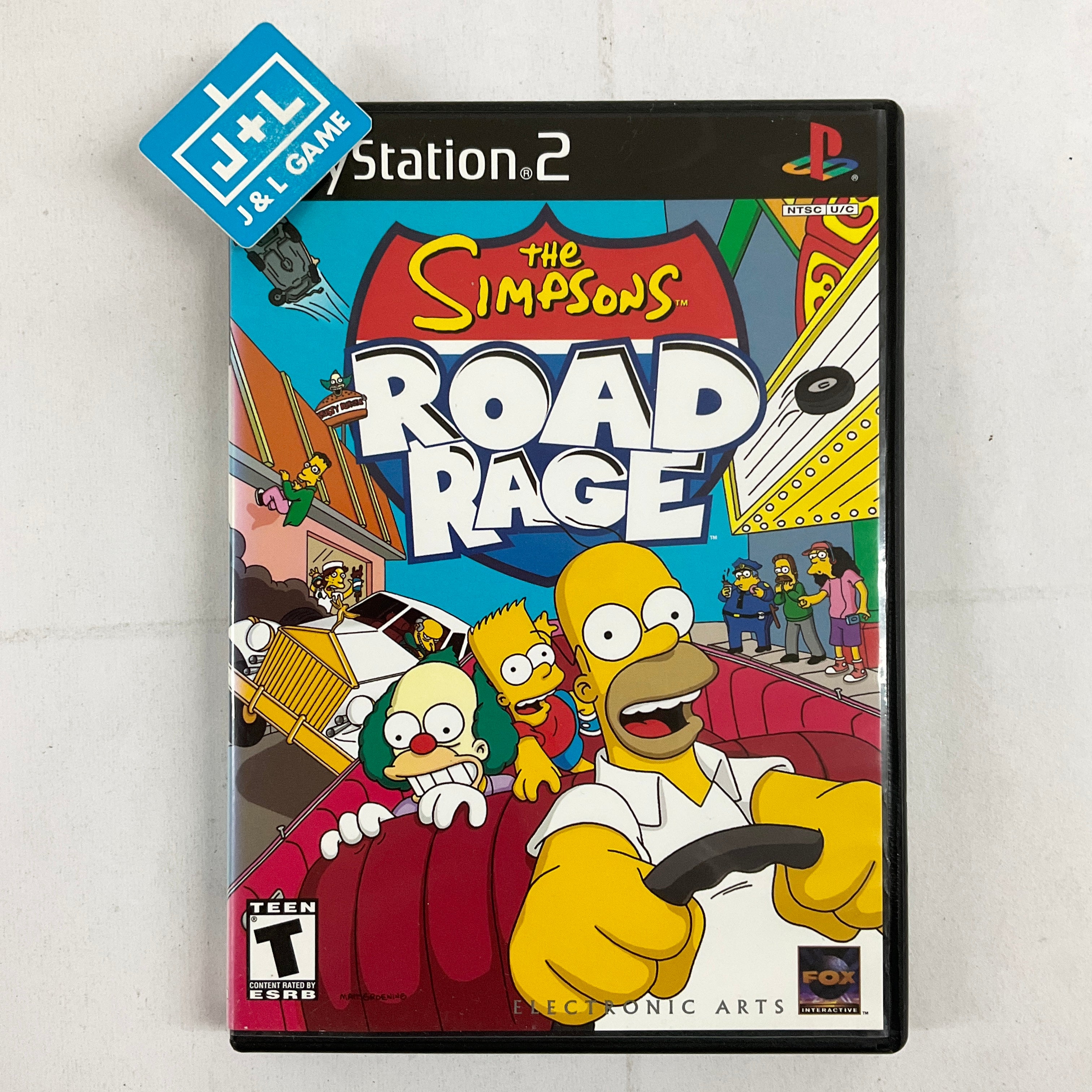 The Simpsons: Road Rage - (PS2) PlayStation 2 [Pre-Owned] Video Games Electronic Arts   