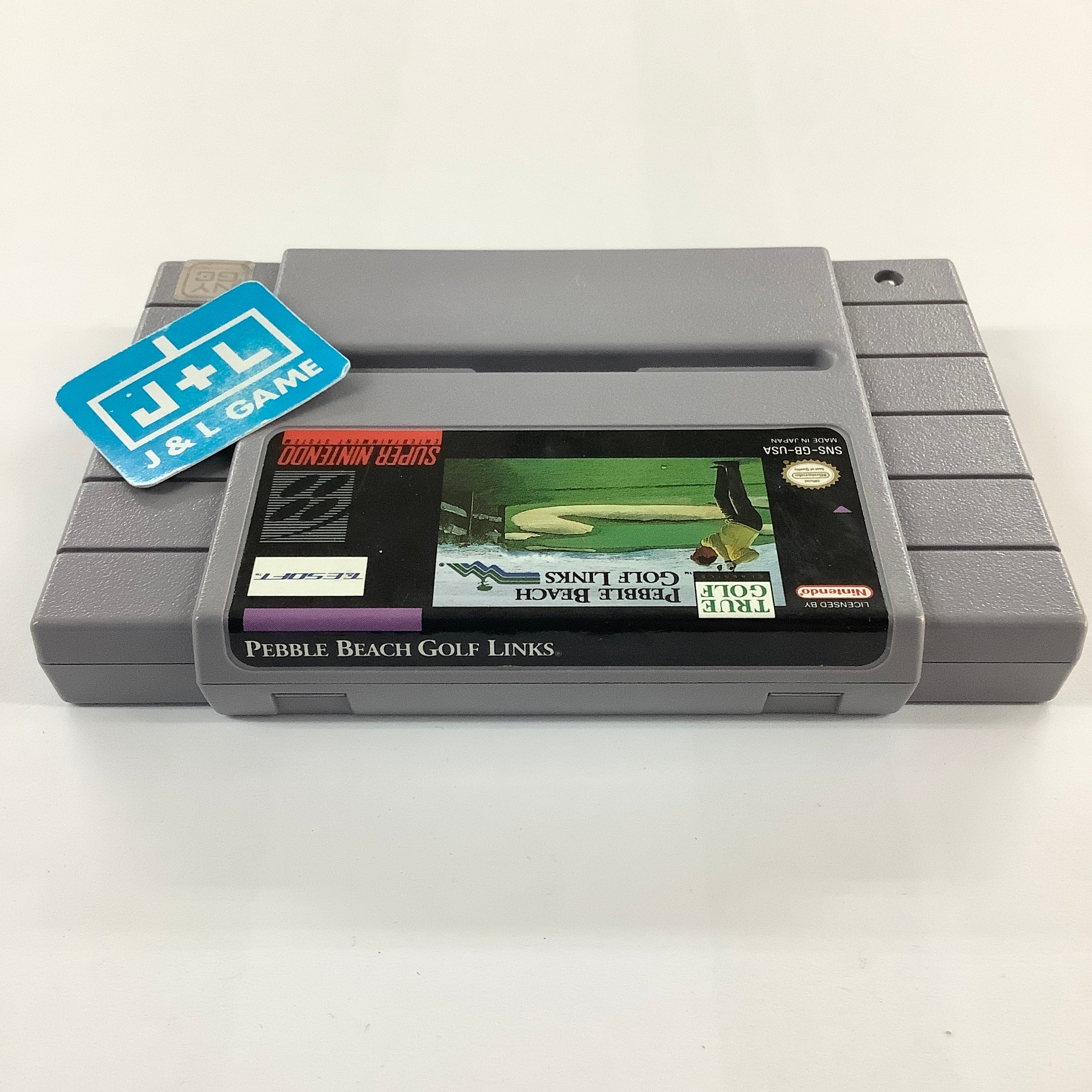 True Golf Classics: Pebble Beach Golf Links - (SNES) Super Nintendo [Pre-Owned] Video Games T&E Soft   