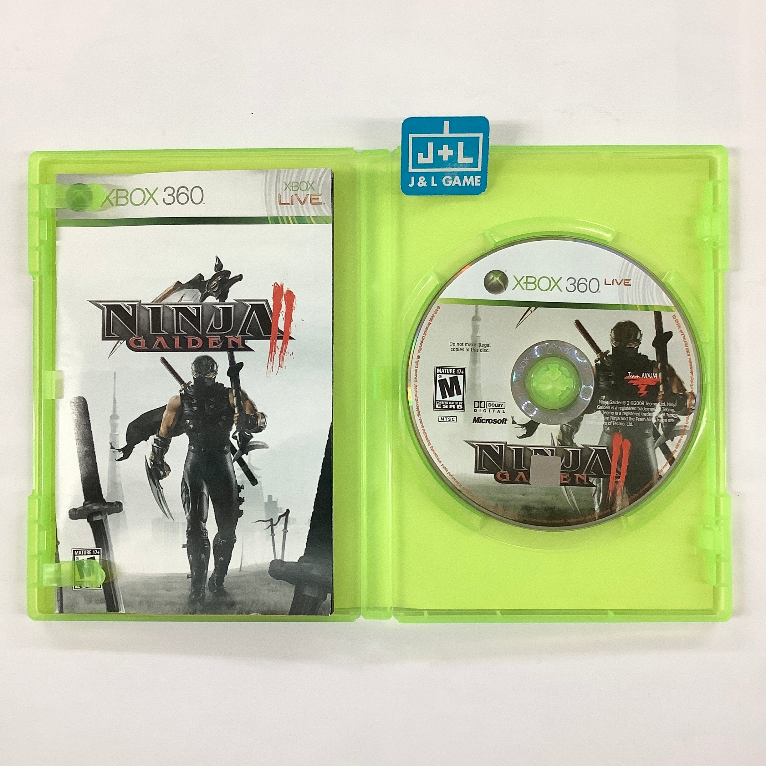 Ninja Gaiden II - Xbox 360 [Pre-Owned] Video Games Tecmo   