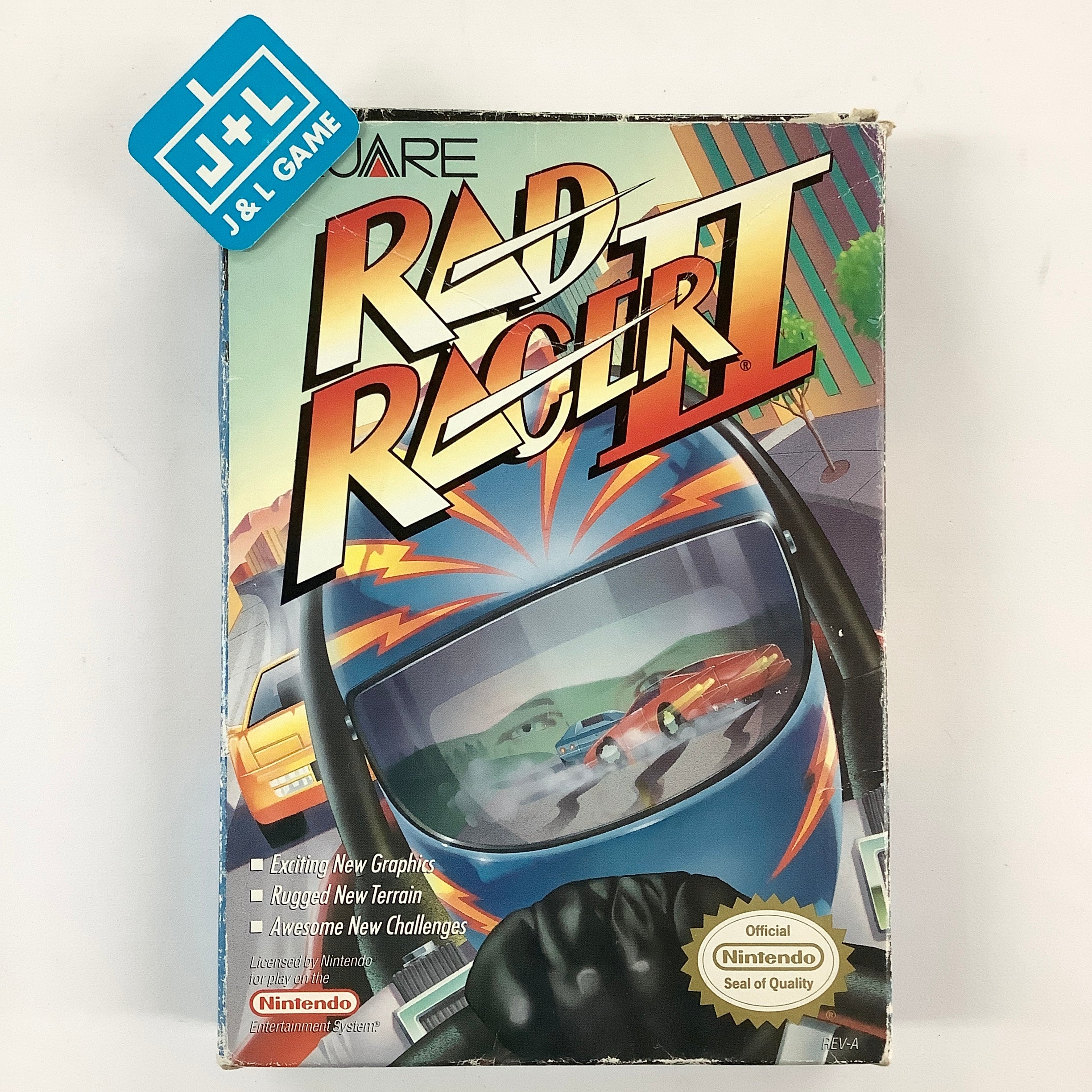 Rad Racer II - (NES) Nintendo Entertainment System [Pre-Owned] Video Games SquareSoft   