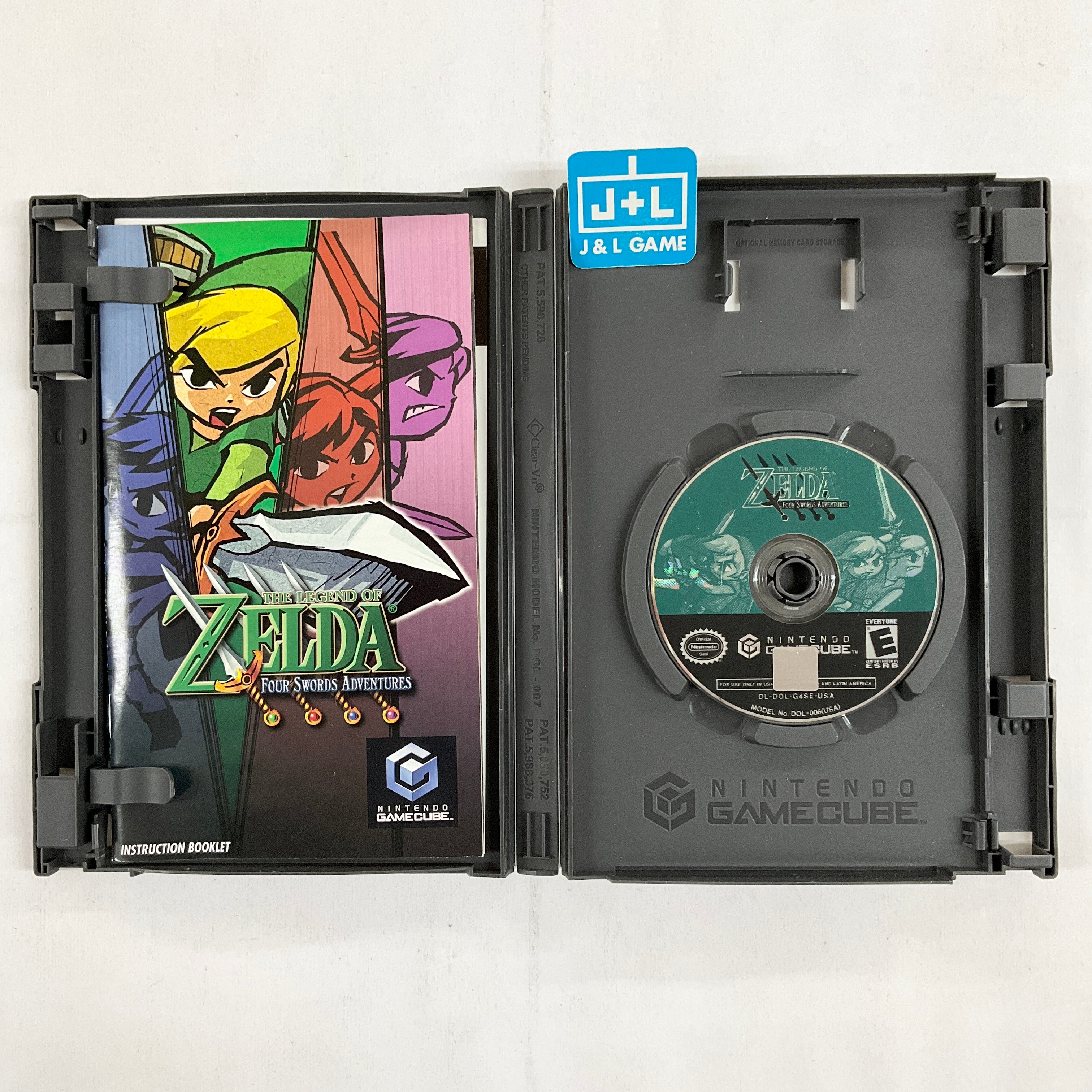 The Legend of Zelda: Four Swords Adventures (Player's Choice) - (GC) GameCube [Pre-Owned] Video Games Nintendo   