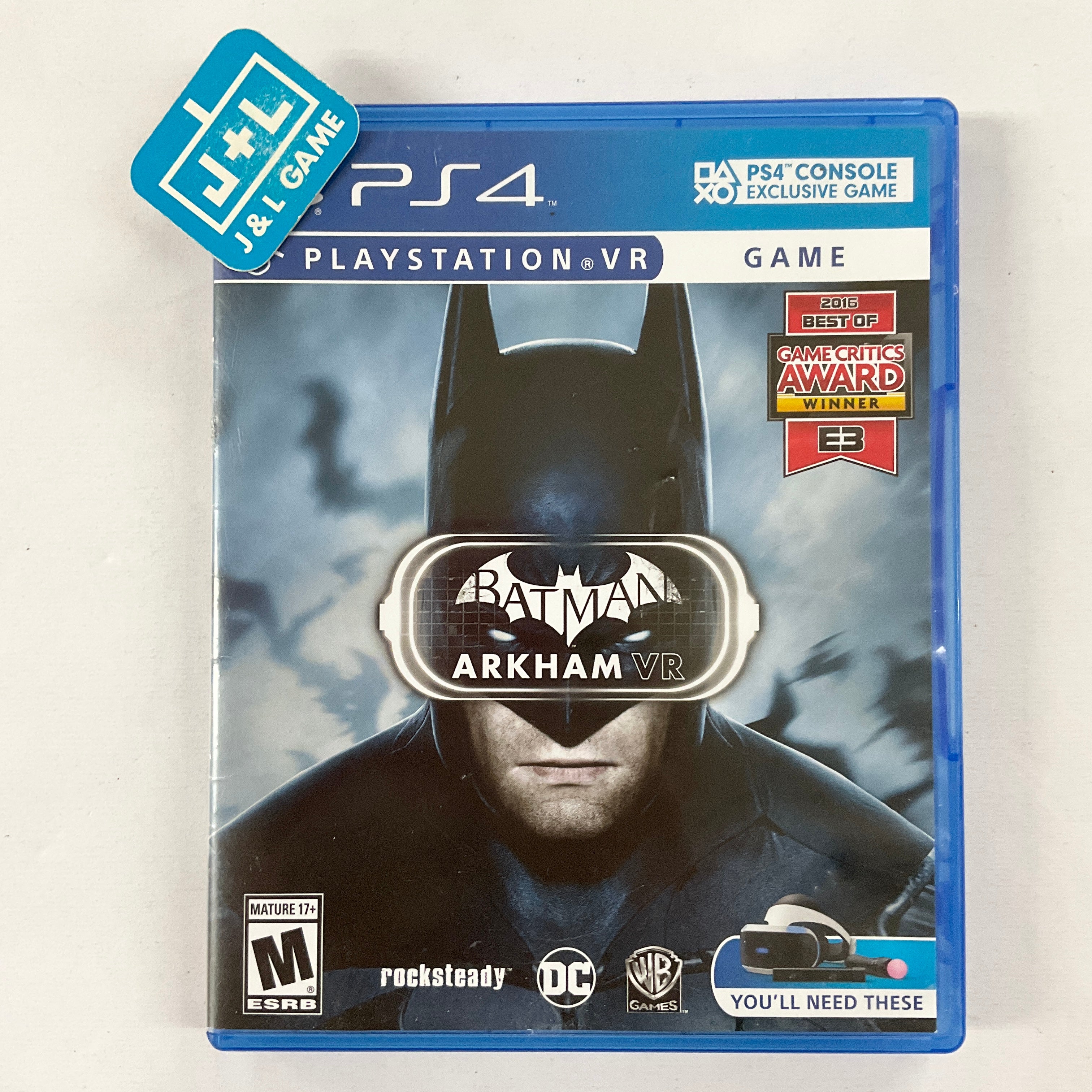 Batman: Arkham VR (PlayStation VR) - (PS4) PlayStation 4 [Pre-Owned] Video Games Warner Bros. Interactive Entertainment   