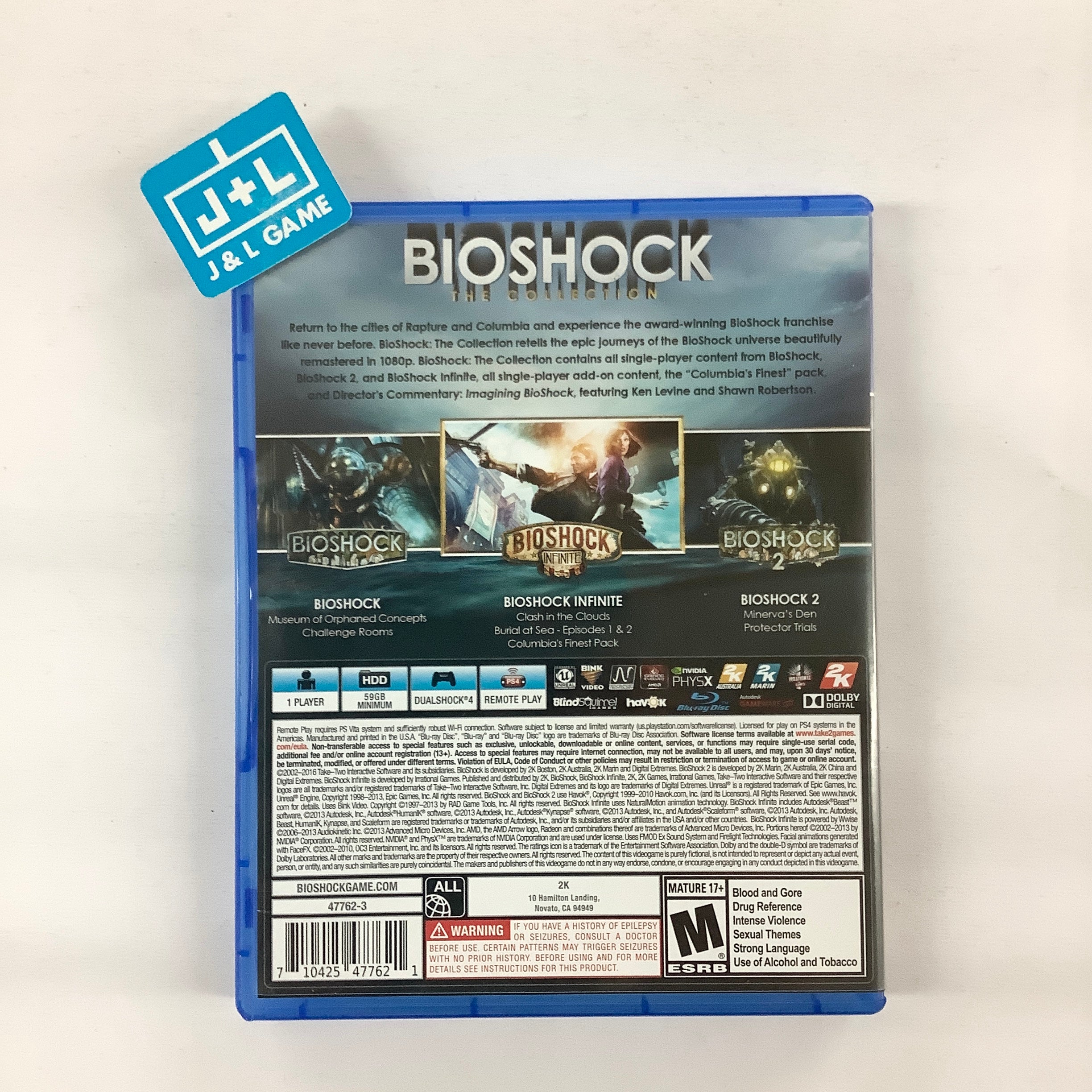 Bioshock: The Collection - (PS4) PlayStation 4 [Pre-Owned] Video Games 2K   