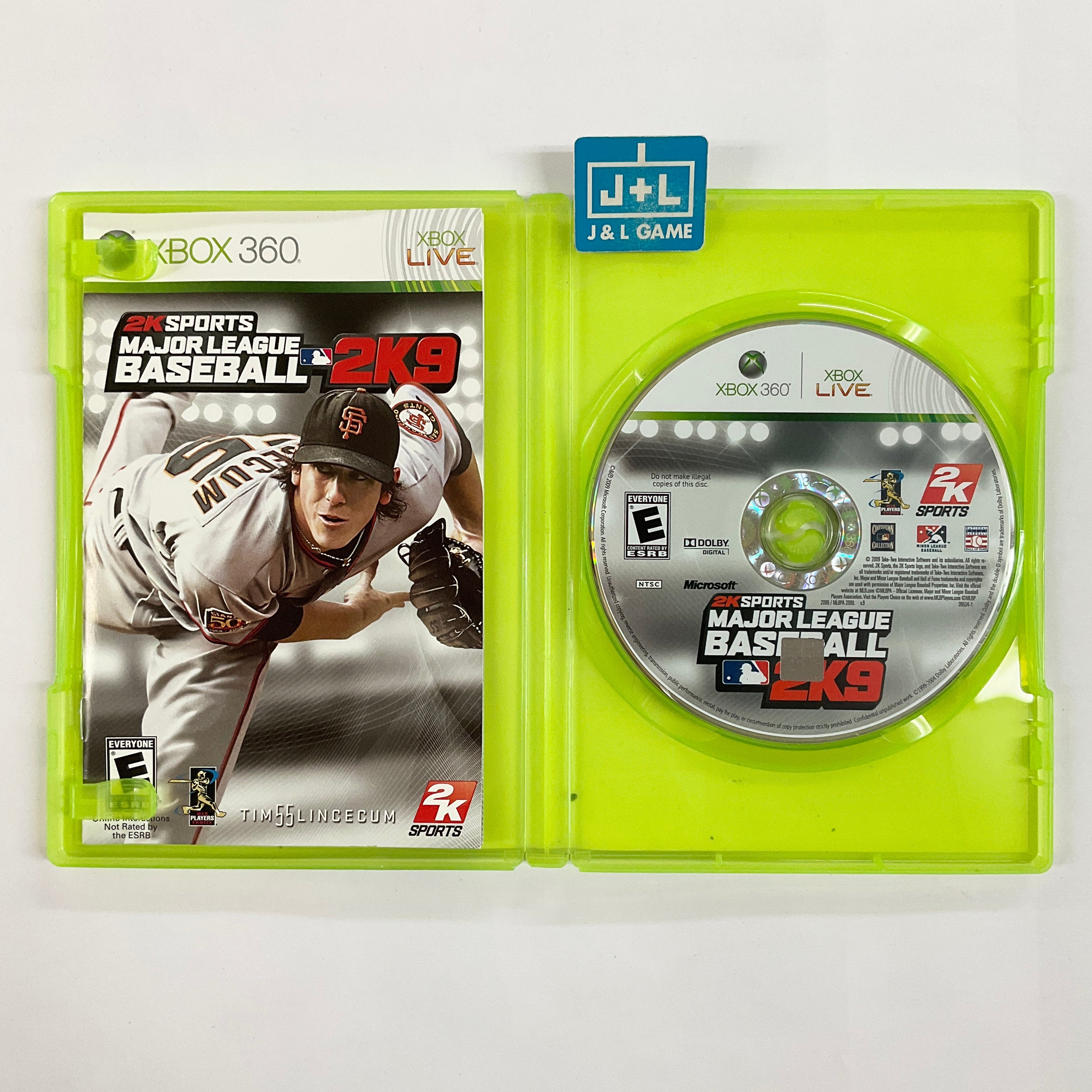 Major League Baseball 2K9 - Xbox 360 [Pre-Owned] Video Games 2K Sports   