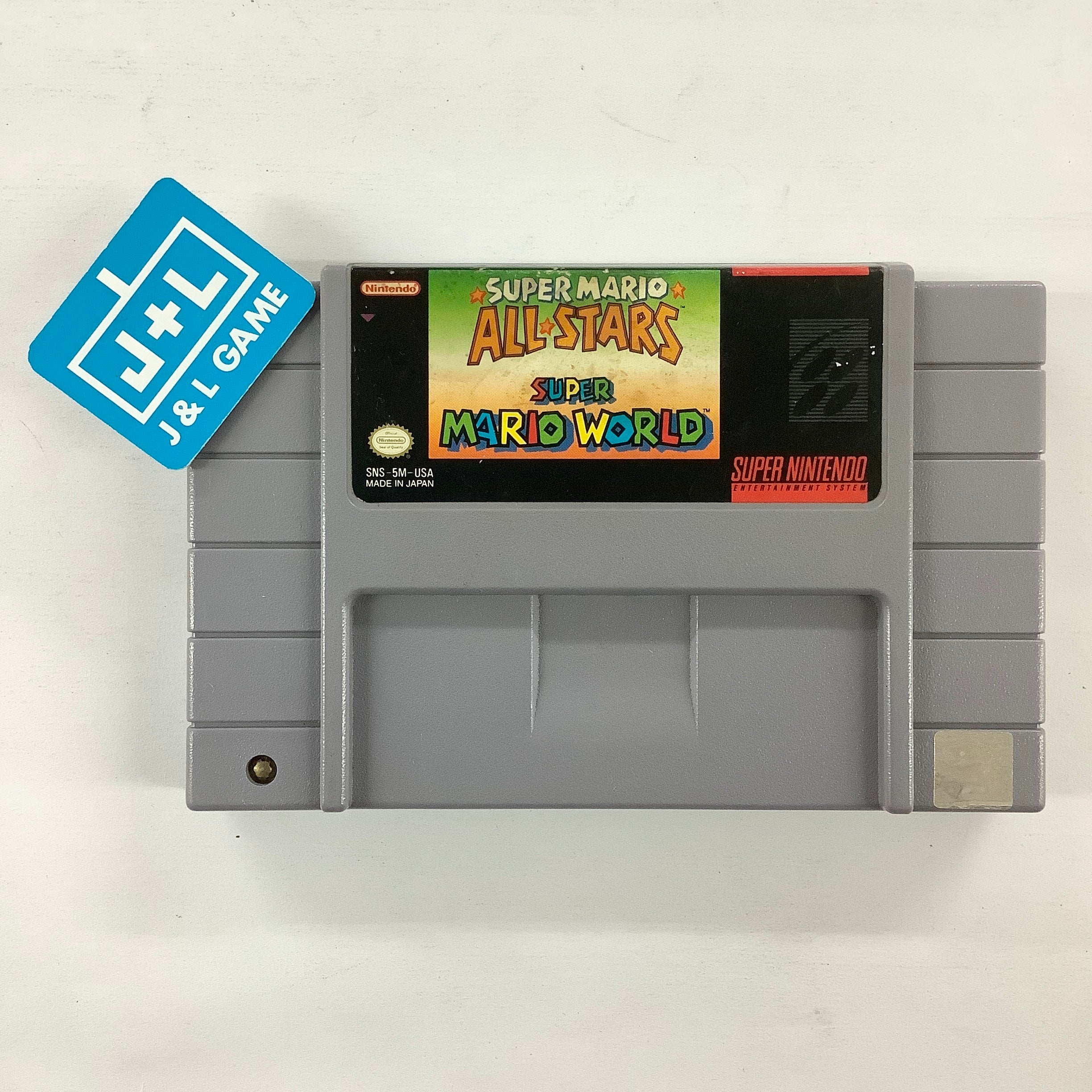 Super Mario All-Stars / Super Mario World - (SNES) Super Nintendo [Pre-Owned] Video Games Nintendo   