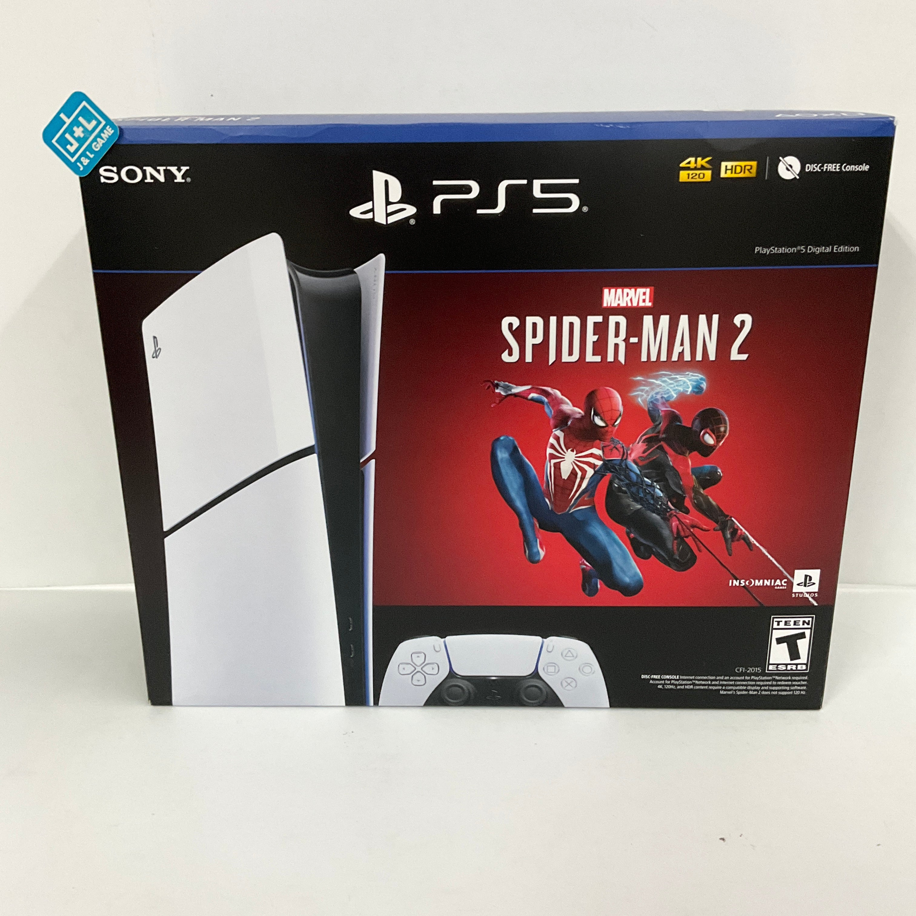 SONY PlayStation 5 Slim Digital Edition Console (Spider-Man 2 Bundle) (CFI-2015) - (PS5) PlayStation 5 Consoles PlayStation   