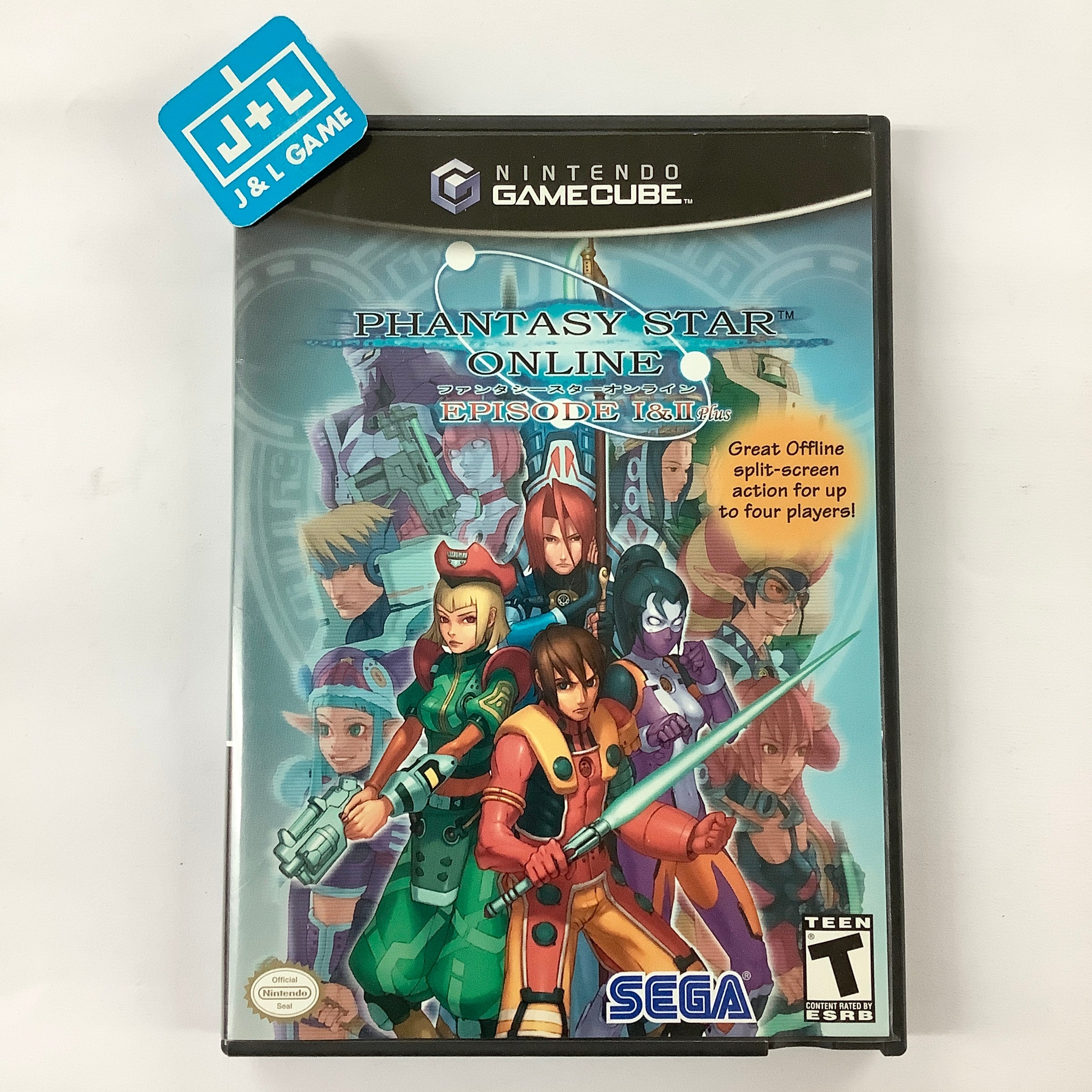 Phantasy Star Online Episode I & II Plus - (GC) GameCube [Pre-Owned] Video Games Sega   