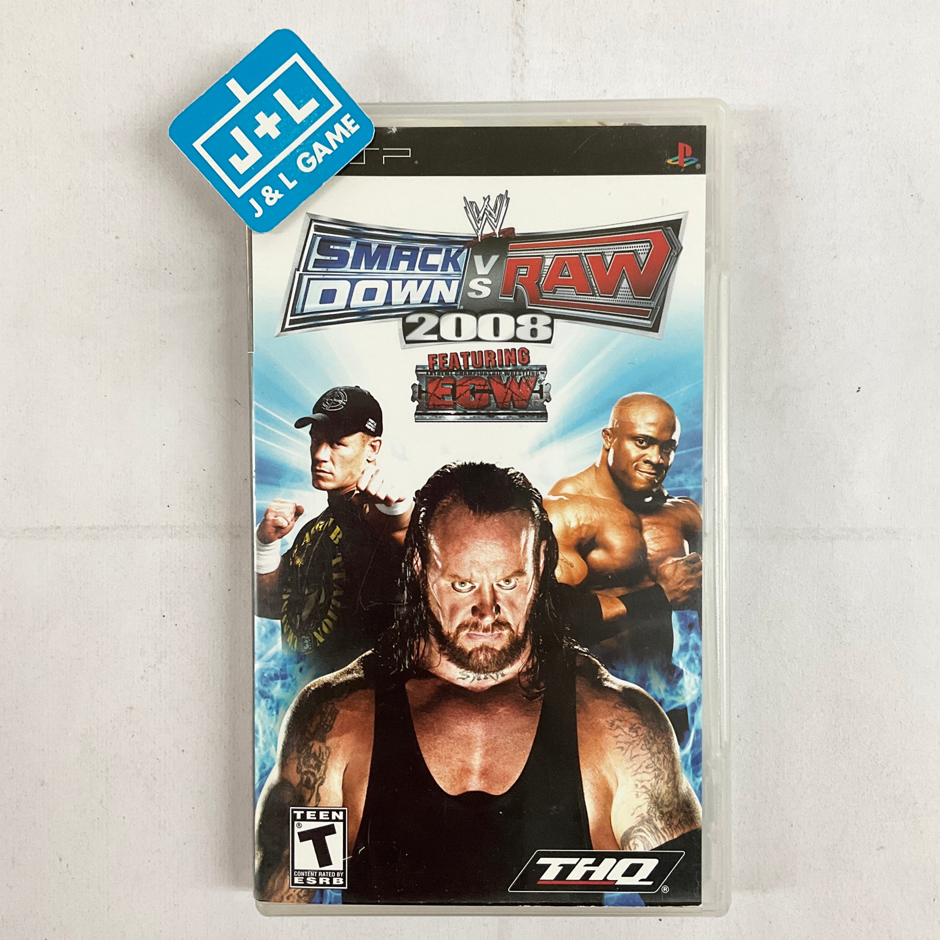 WWE SmackDown vs. Raw 2008 - SONY PSP [Pre-Owned] Video Games THQ   