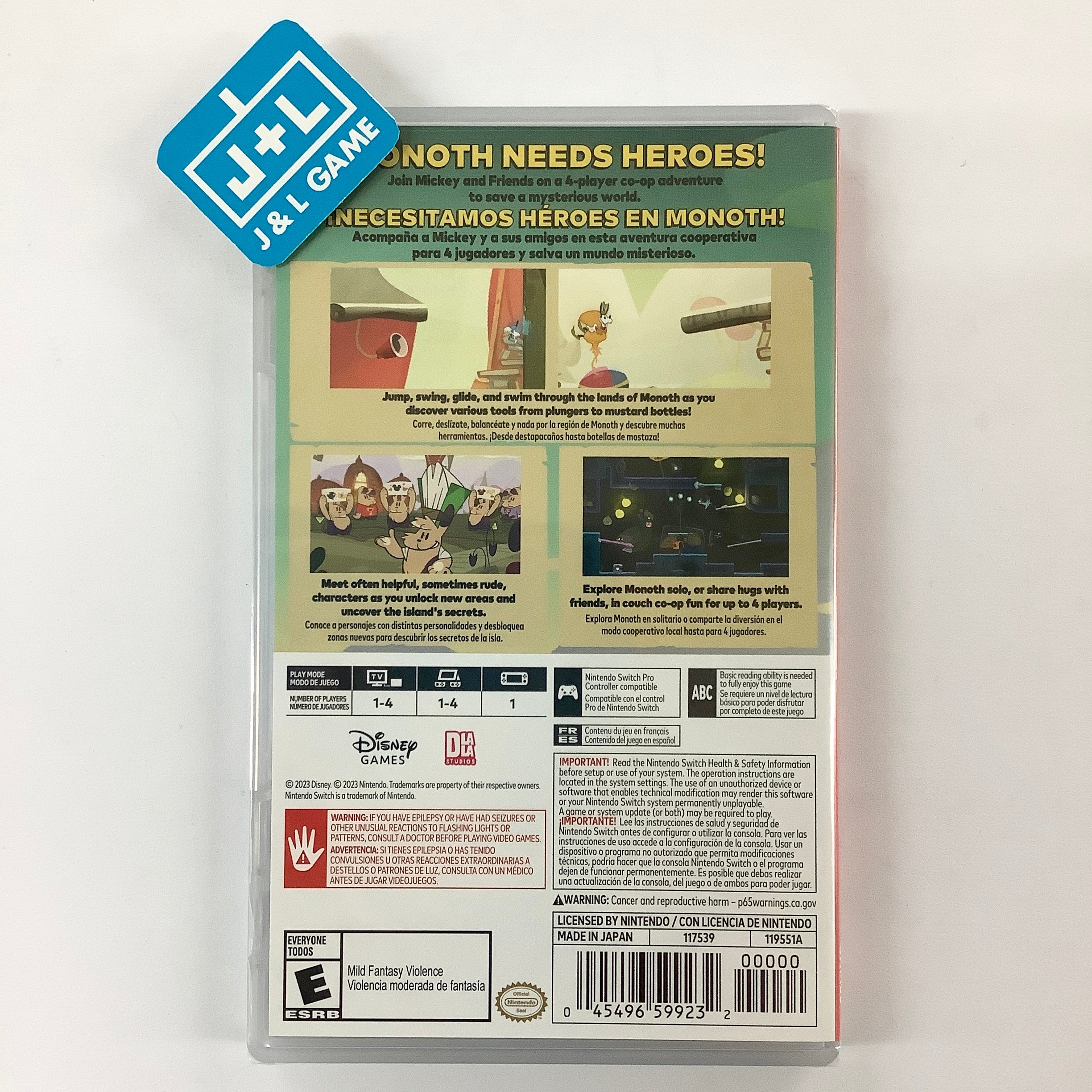 Disney Illusion Island - (NSW) Nintendo Switch Video Games Disney Interactive Studios   