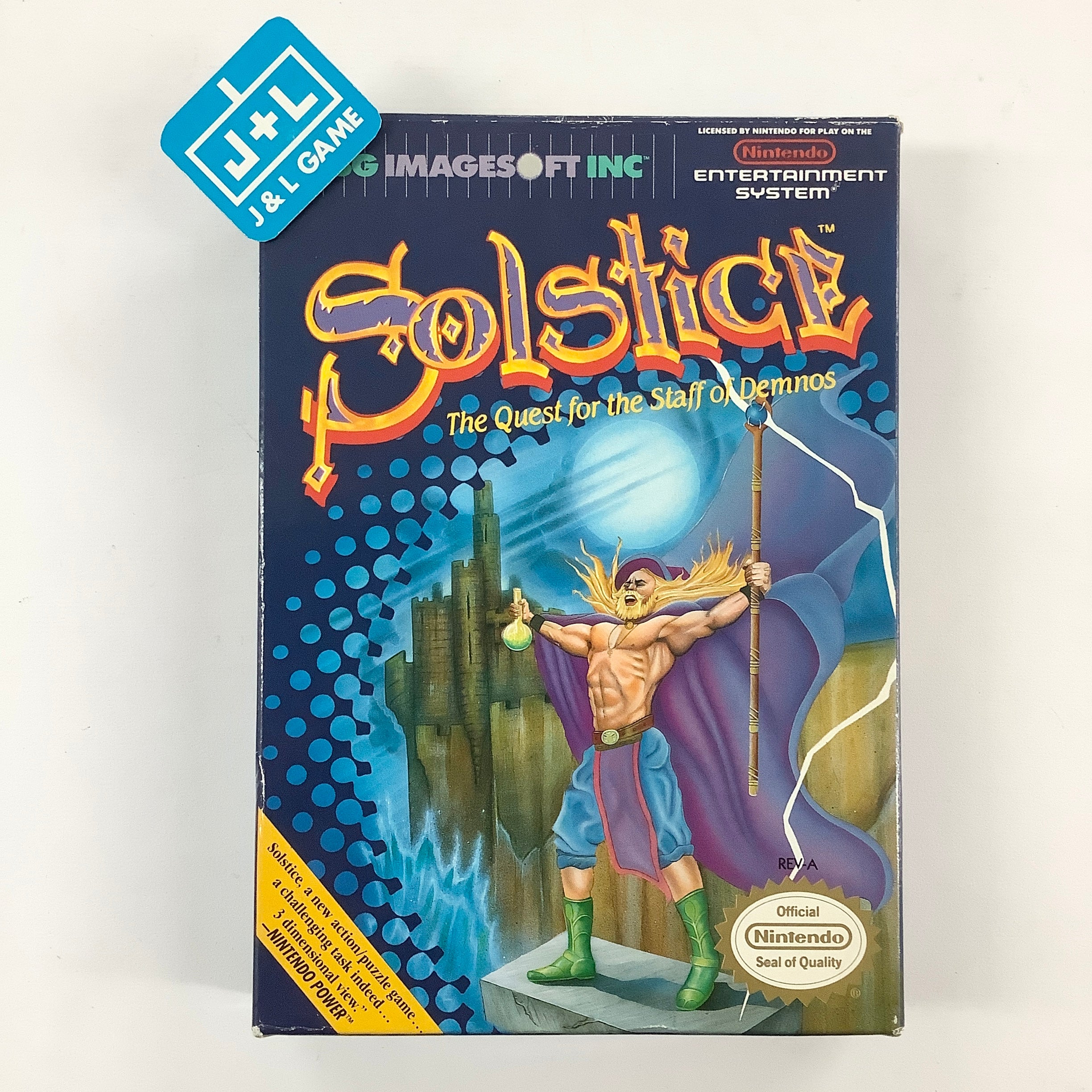 Solstice: The Quest for the Staff of Demnos - (NES) Nintendo Entertainment System [Pre-Owned] Video Games Sony Imagesoft   