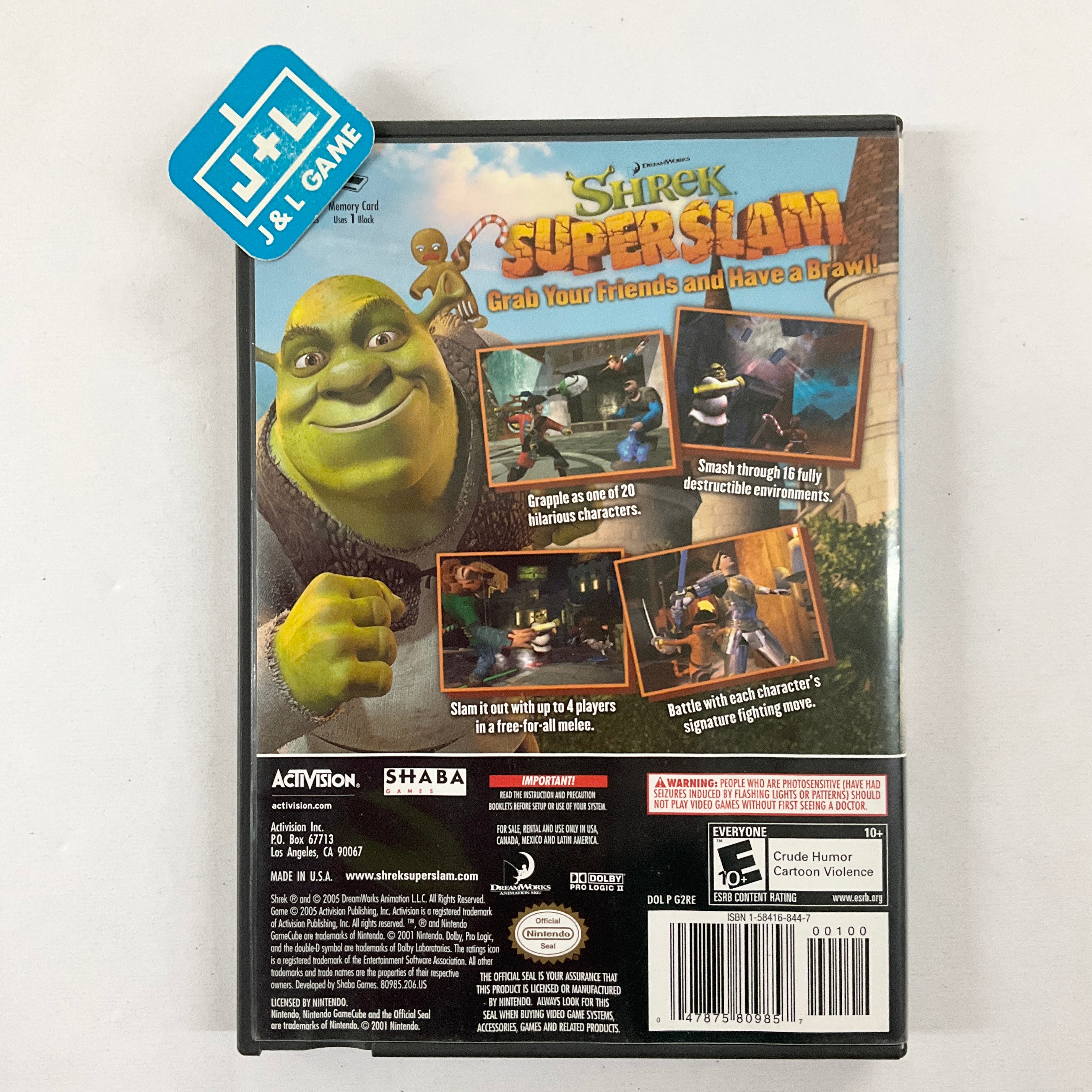 Shrek SuperSlam - (GC) GameCube [Pre-Owned] Video Games Activision   