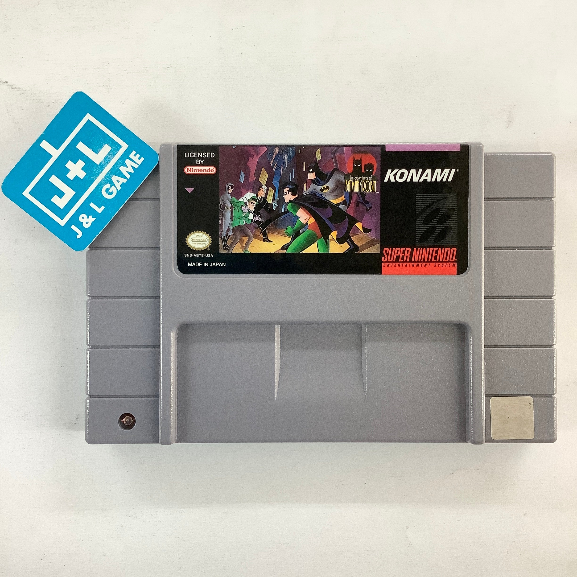 The Adventures of Batman & Robin - (SNES) Super Nintendo [Pre-Owned] Video Games Konami   