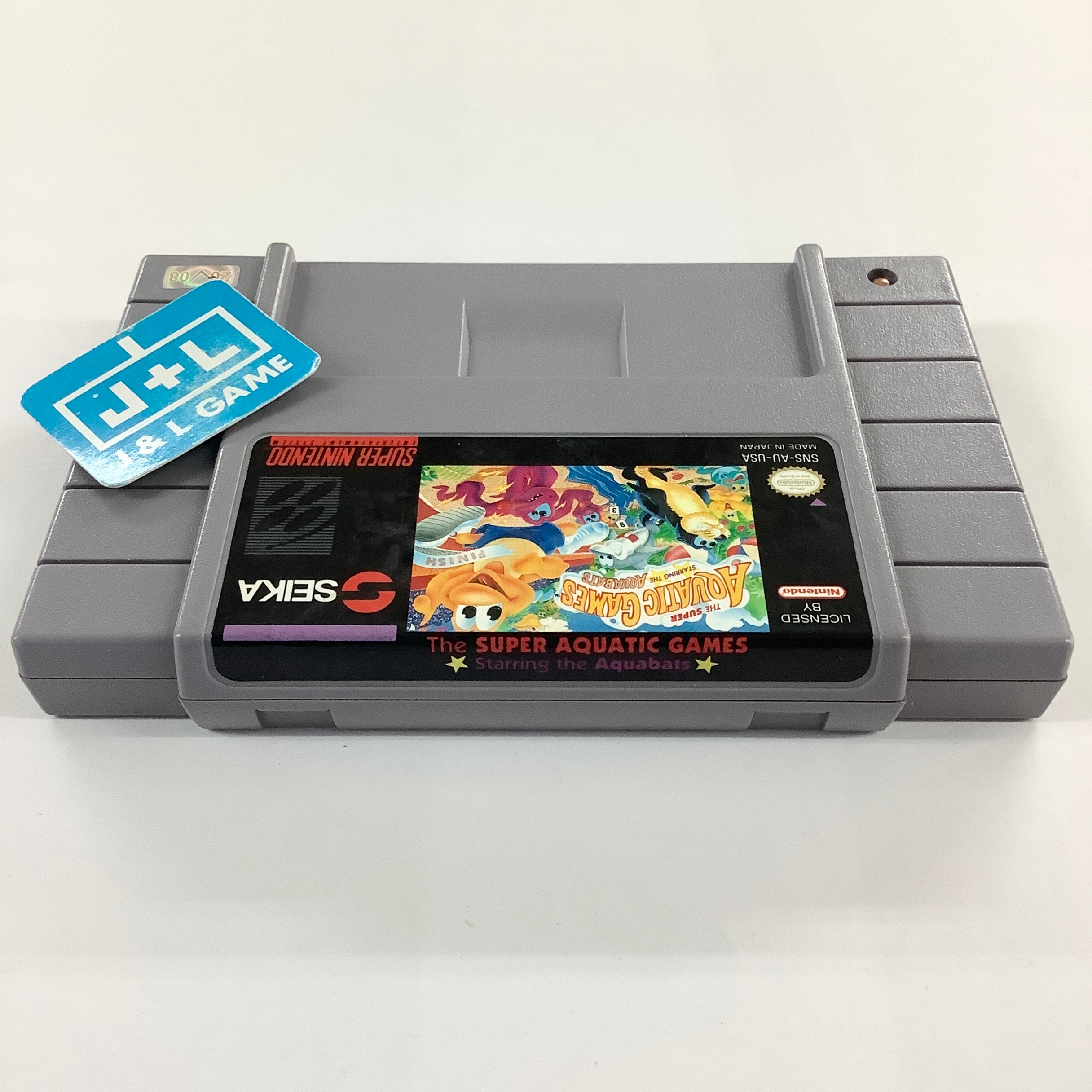 The Super Aquatic Games Starring the Aquabats - (SNES) Super Nintendo [Pre-Owned] Video Games Seika Corp.   