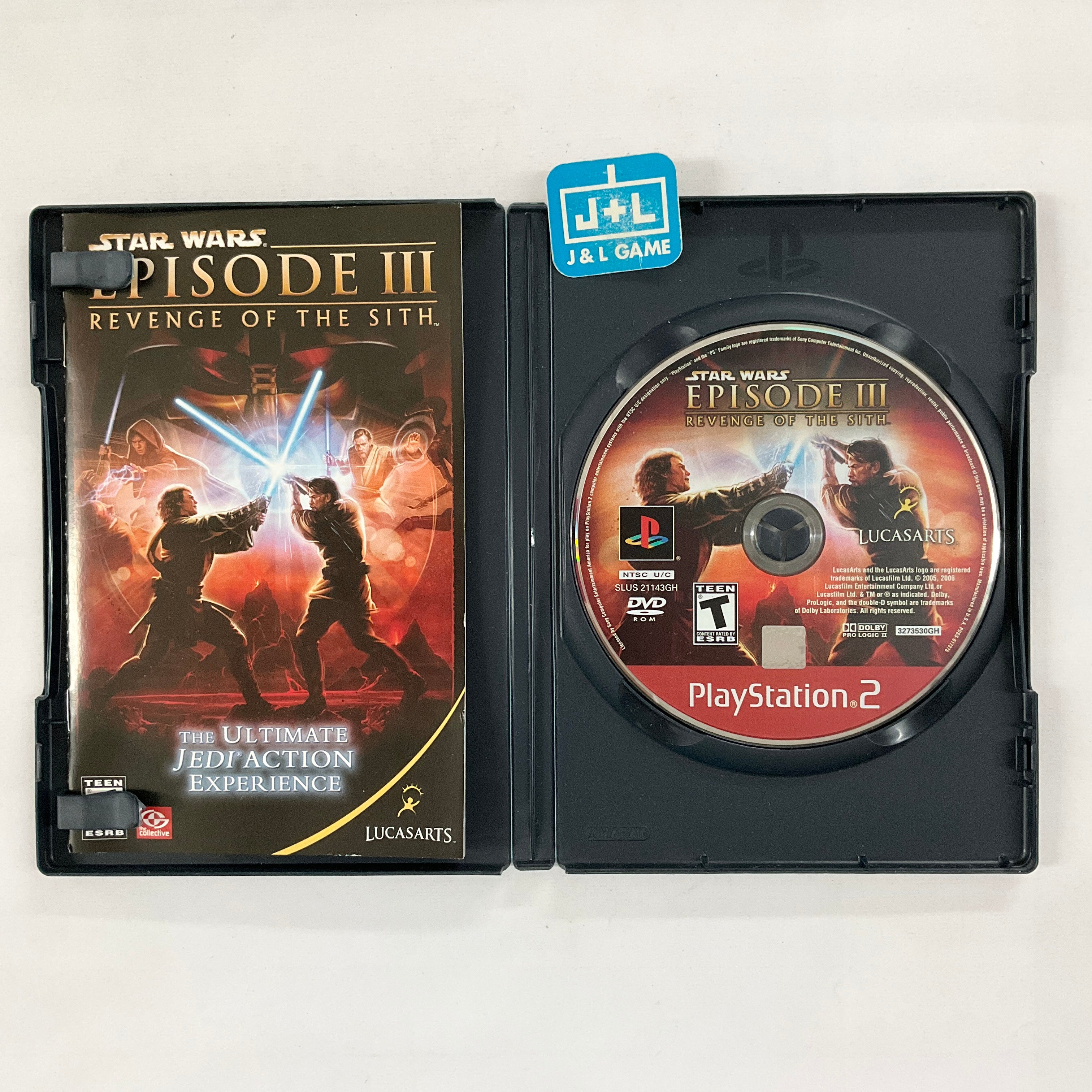 Star Wars Episode III: Revenge of the Sith (Greatest Hits) - (PS2) PlayStation 2 [Pre-Owned] Video Games LucasArts   